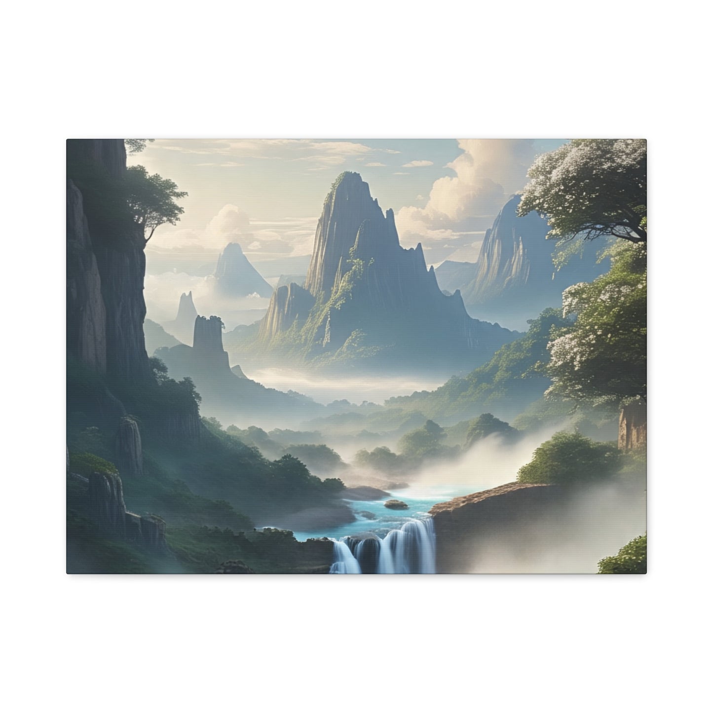 Scenic Landscape Canvas Print, Wall Art Decor, Home Decoration, Nature Wall Art, Gift for Nature Lovers, Tranquil Art for Living Room