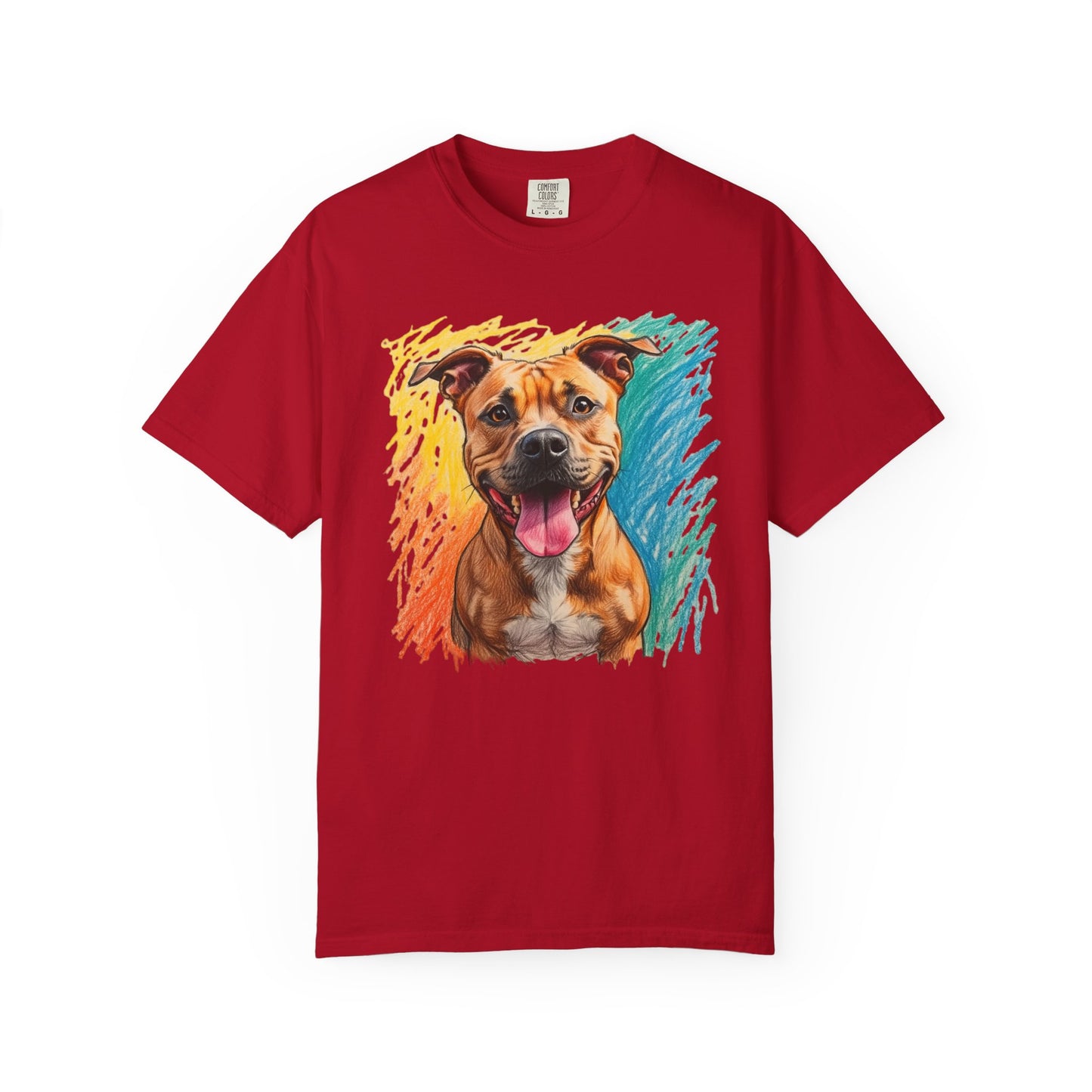 Vibrant Dog Lover T-Shirt, Pet Shirt, Animal T-Shirt, Gift for Dog Owners, Cute Dog Apparel, Unisex Pet Tee