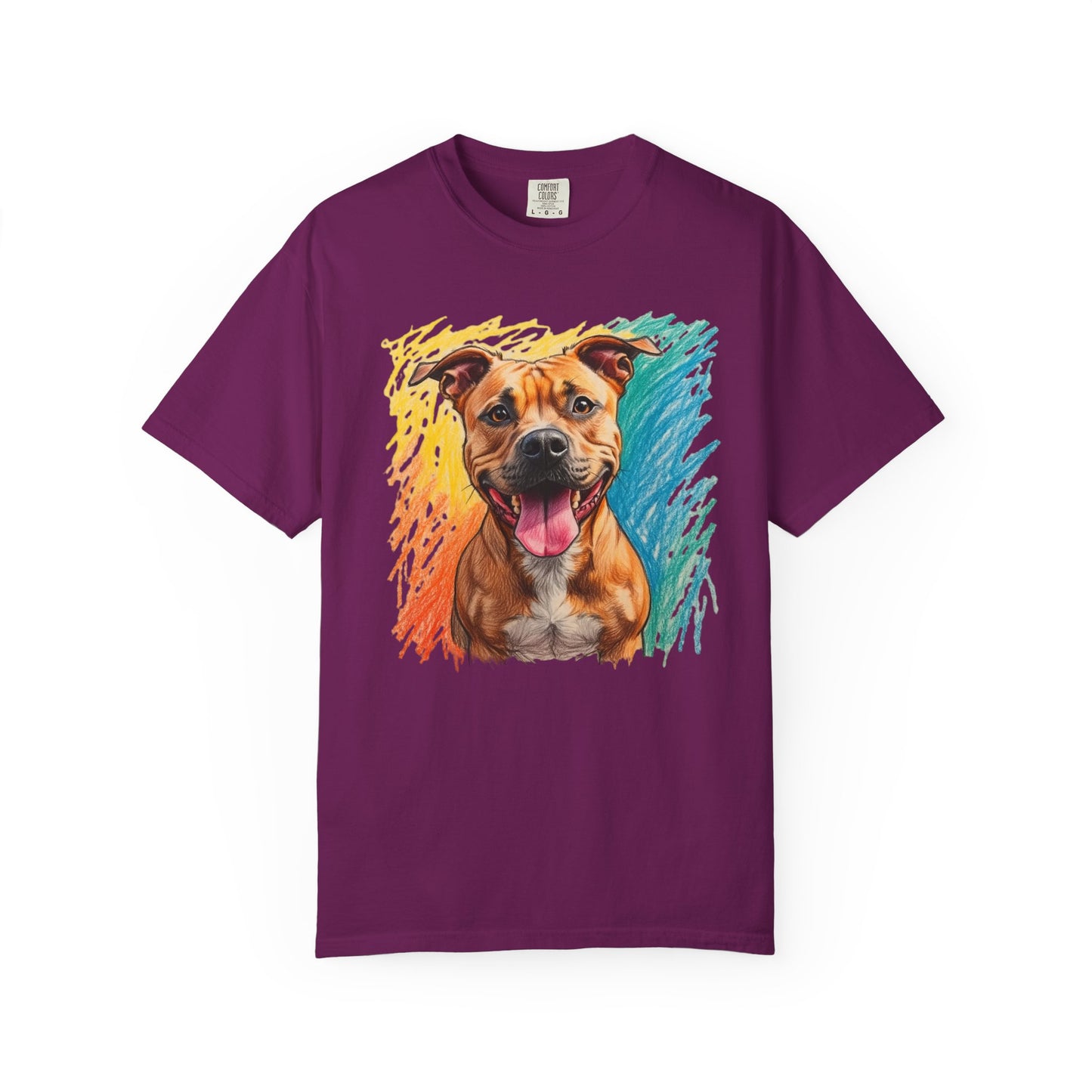 Vibrant Dog Lover T-Shirt, Pet Shirt, Animal T-Shirt, Gift for Dog Owners, Cute Dog Apparel, Unisex Pet Tee
