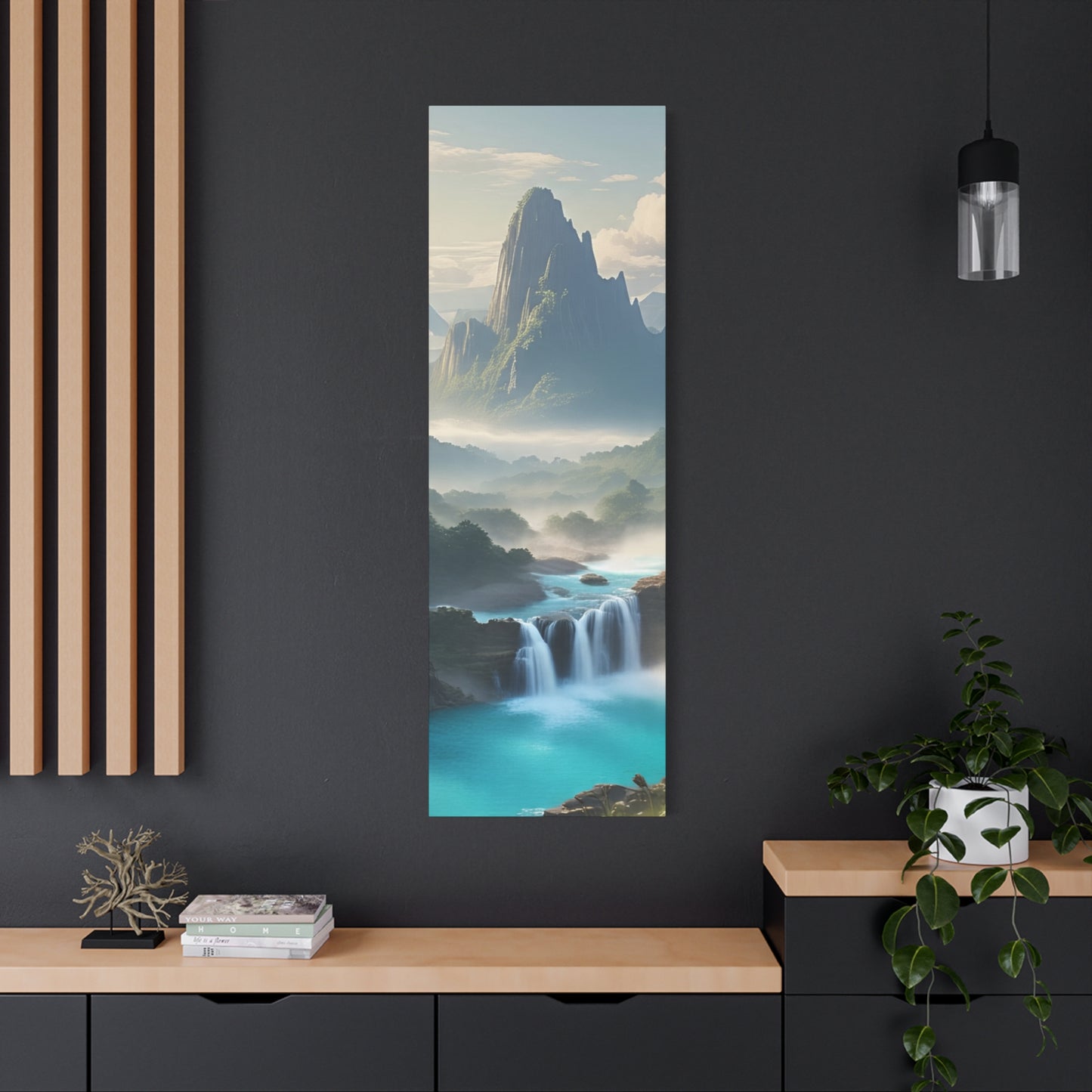 Scenic Landscape Canvas Print, Wall Art Decor, Home Decoration, Nature Wall Art, Gift for Nature Lovers, Tranquil Art for Living Room