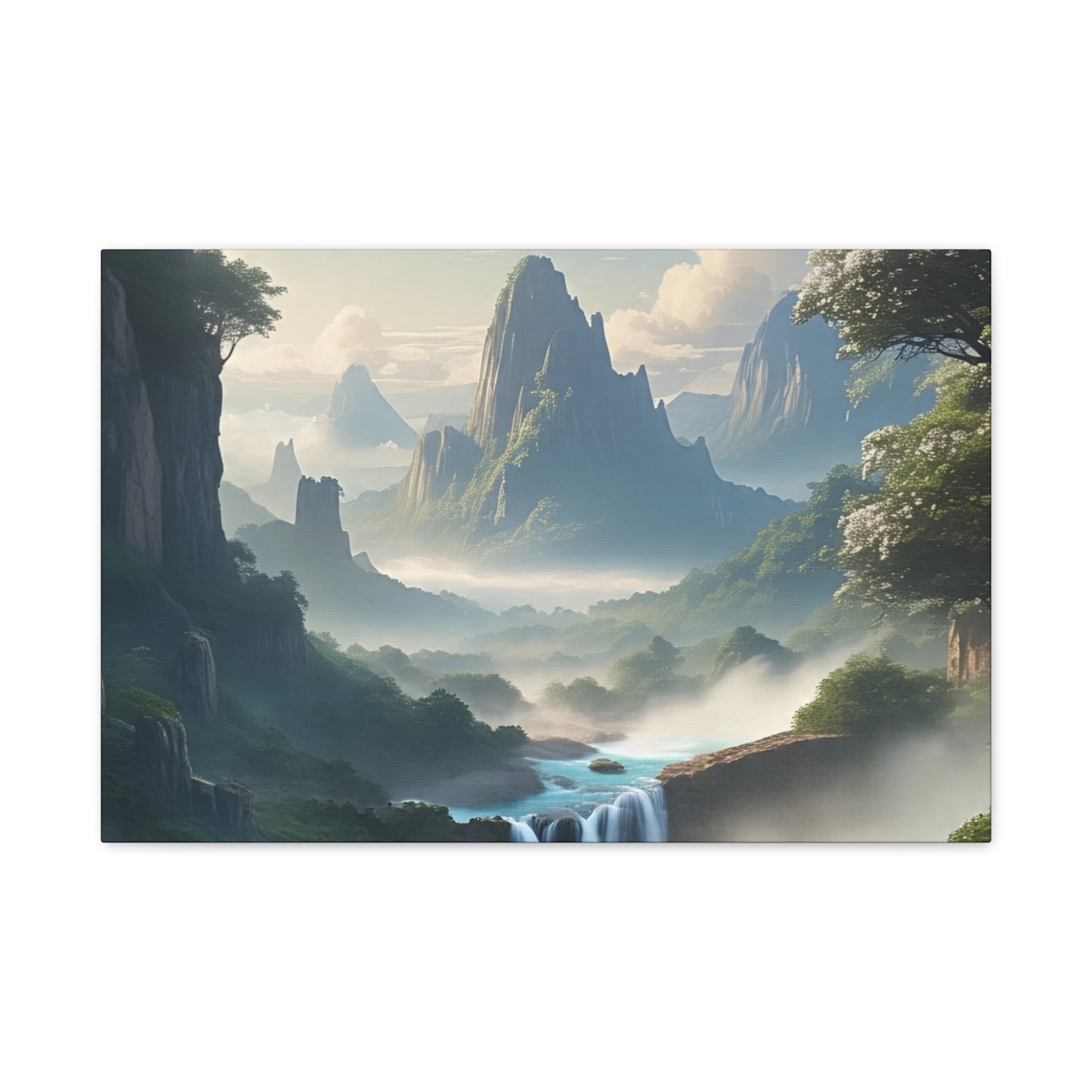 Scenic Landscape Canvas Print, Wall Art Decor, Home Decoration, Nature Wall Art, Gift for Nature Lovers, Tranquil Art for Living Room