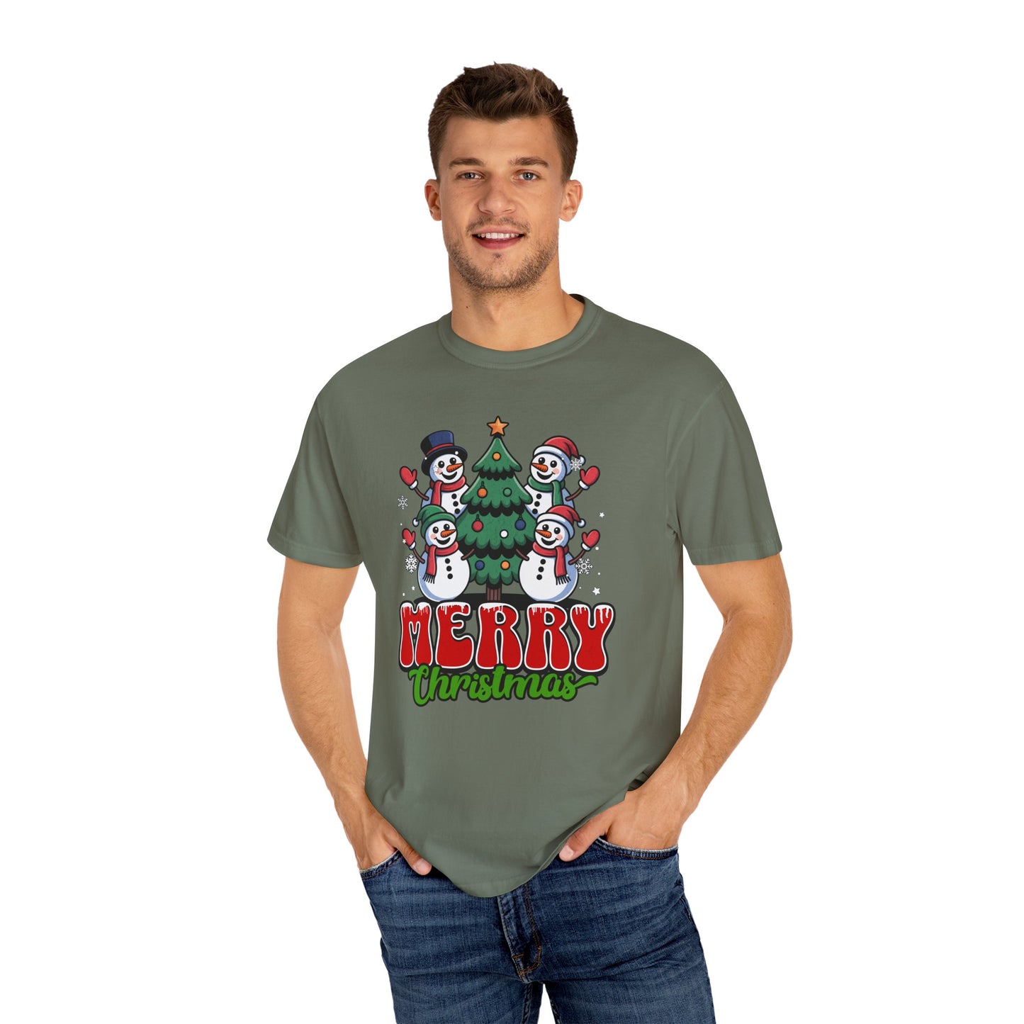 Merry Christmas Snowman T-shirt