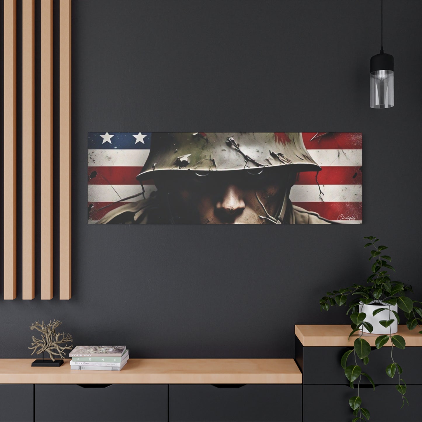 Military-Themed Canvas Art, Military Canvas Print, Wall Art for Veterans, Patriotic Home Decor, Gift for Army, Military Artwork, [...]