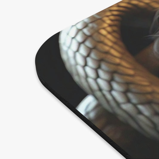 Elegant Serpent Goddess Mouse Pad | Stylish Gaming Accessory