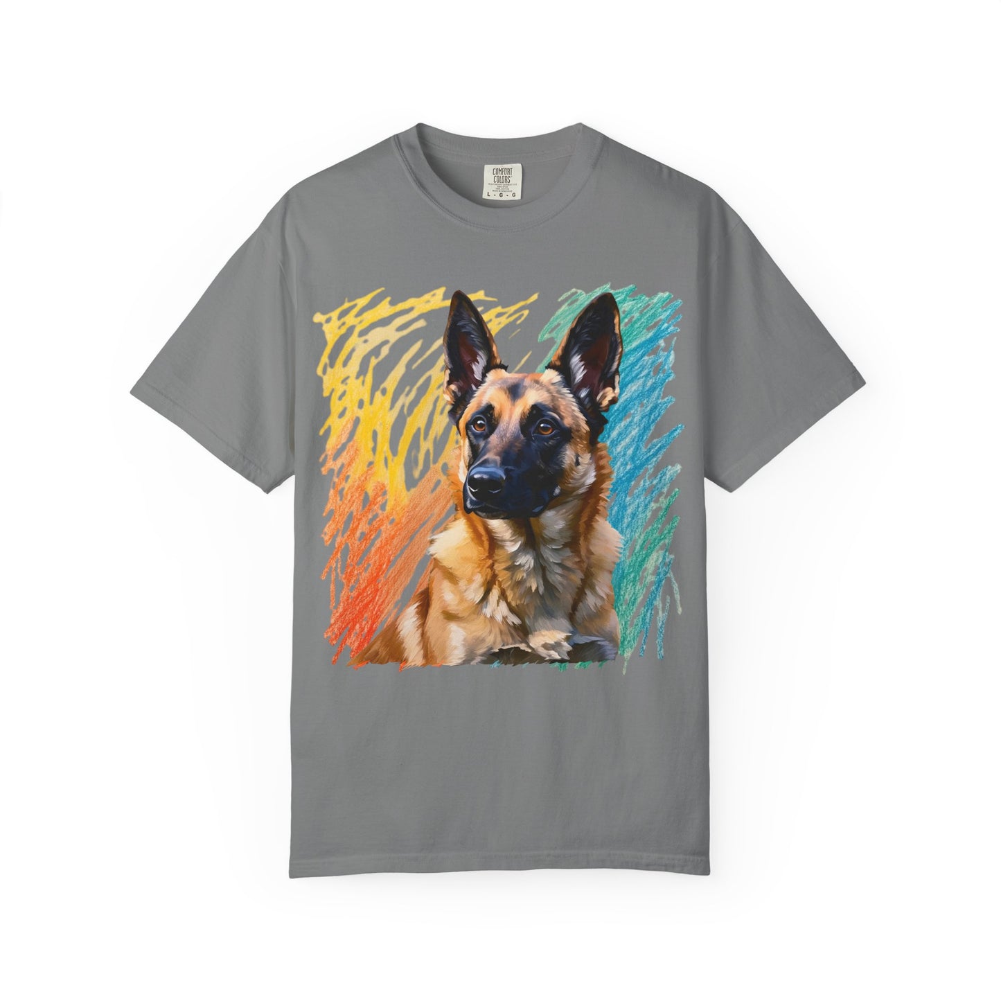 Colorful Dog Art Unisex T-shirt, Pet Lover Gift, Animal Lover Tee, Dog Lover Apparel, Vibrant Graphic Shirt