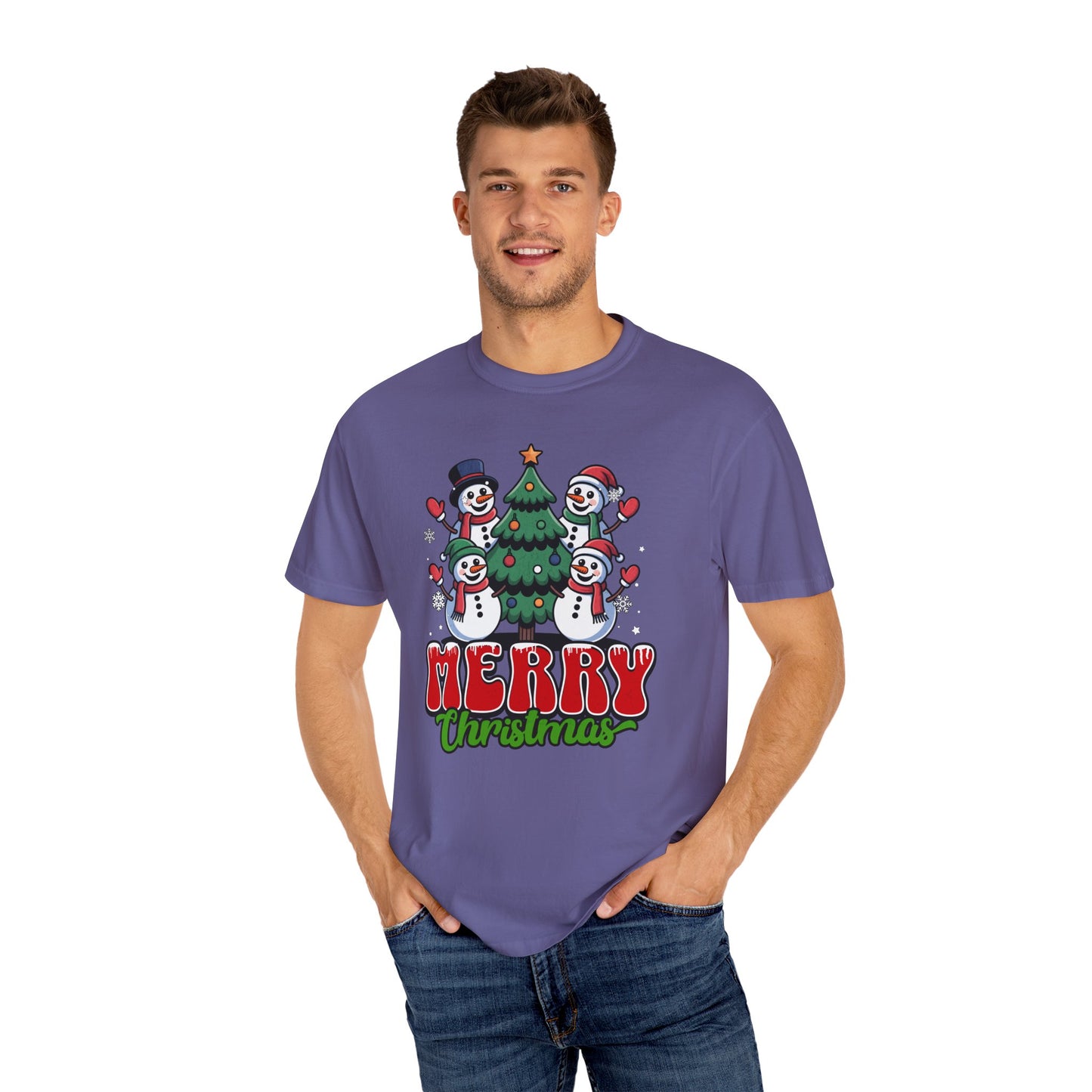 Merry Christmas Snowman T-shirt