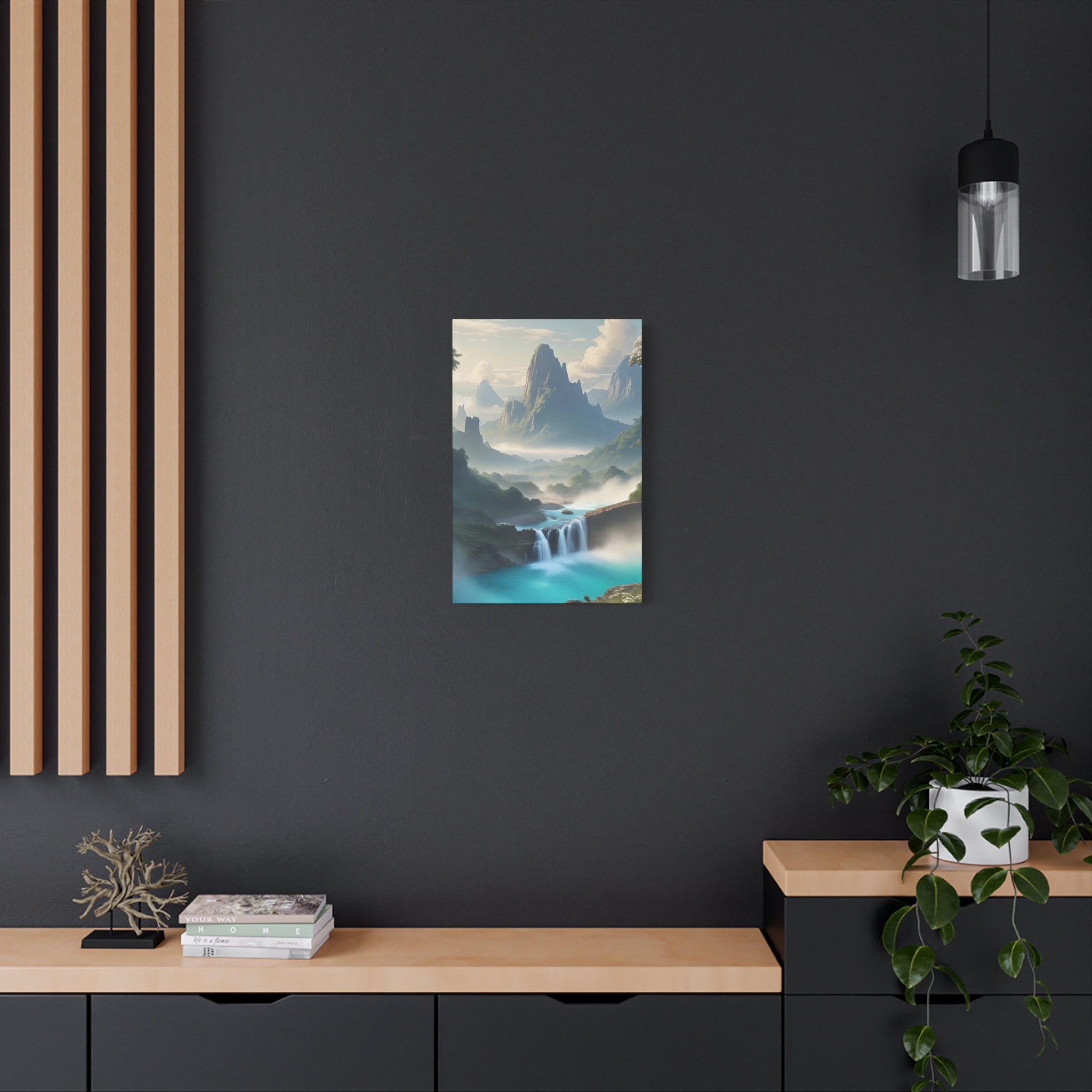 Scenic Landscape Canvas Print, Wall Art Decor, Home Decoration, Nature Wall Art, Gift for Nature Lovers, Tranquil Art for Living Room