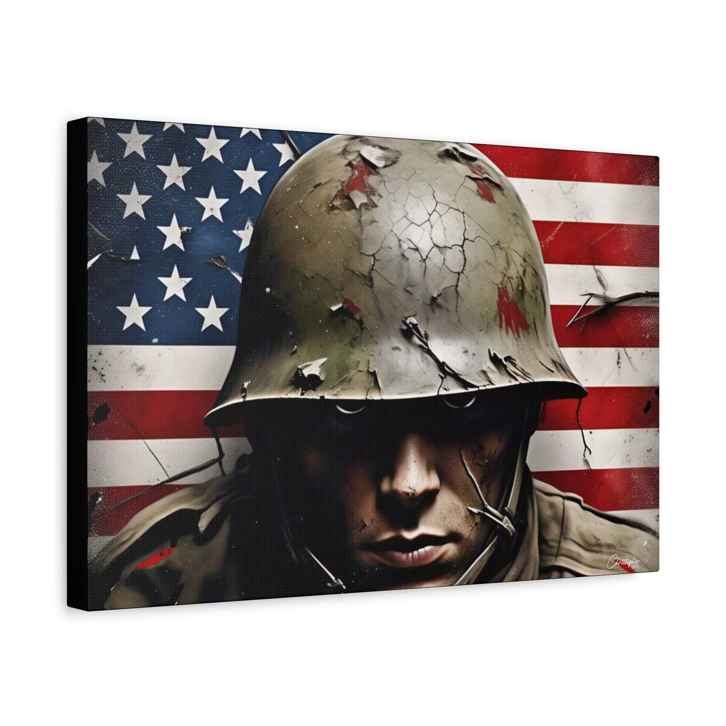 Military-Themed Canvas Art, Military Canvas Print, Wall Art for Veterans, Patriotic Home Decor, Gift for Army, Military Artwork, [...]