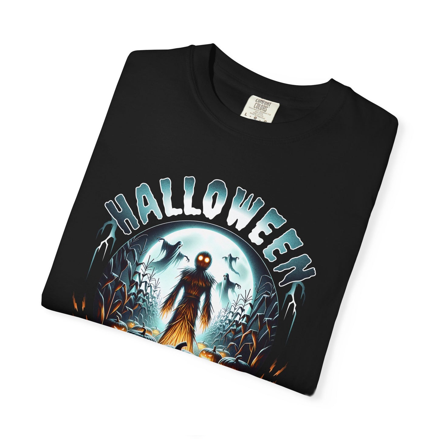 Halloween Graphic Tee, Unisex Halloween T-Shirt, Spooky Season Apparel, Customizable Halloween Gift, October Fest Shirt