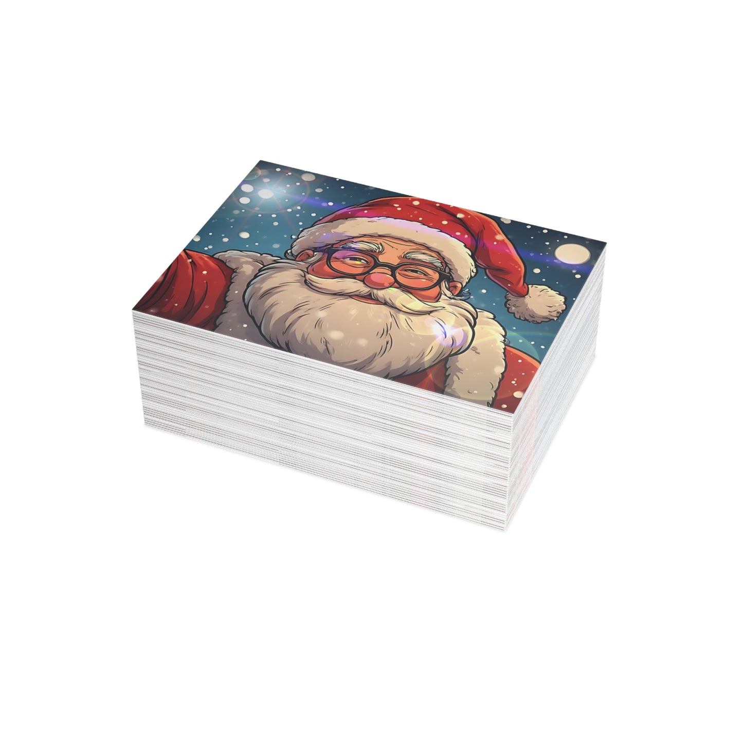 Santa (Christmas Selfies) Postcard Bundles (envelopes included)
