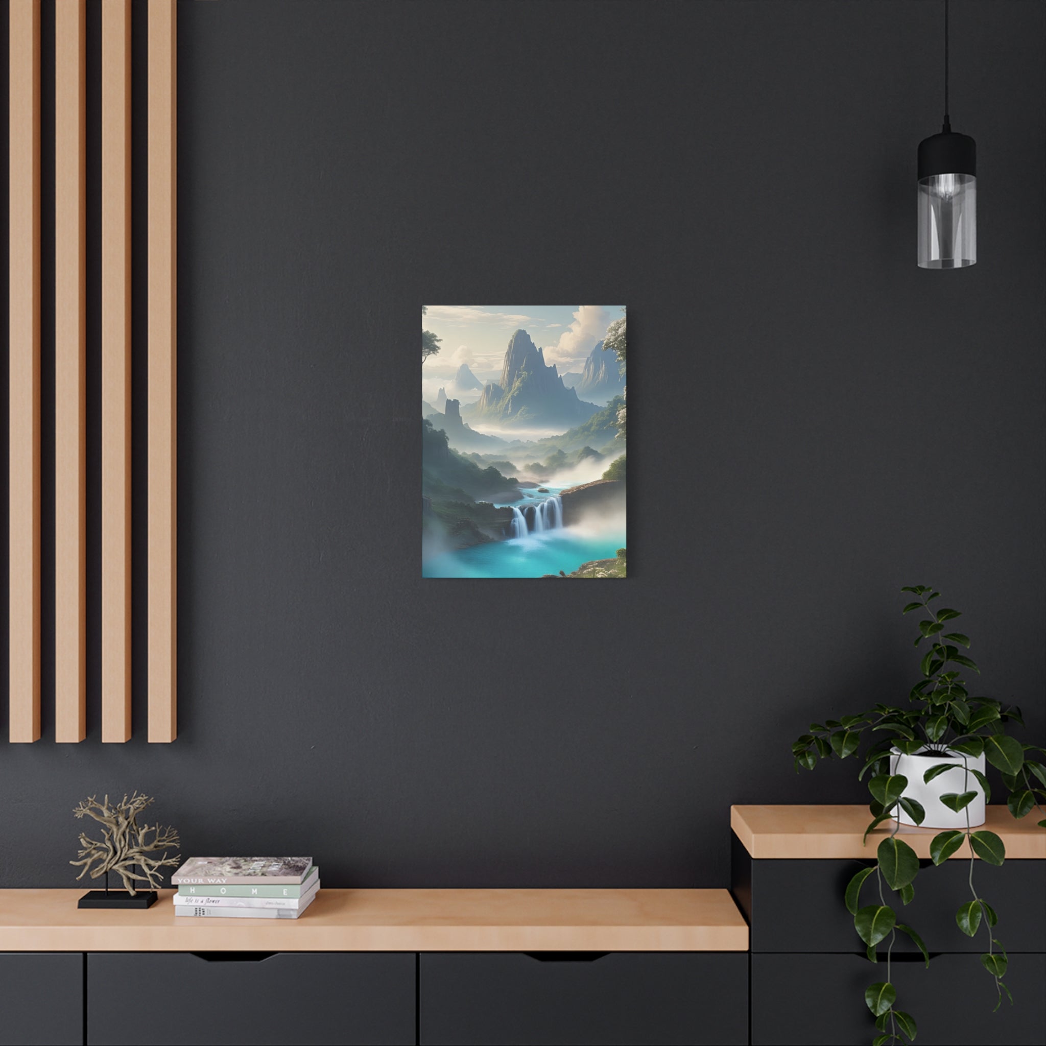 Scenic Landscape Canvas Print, Wall Art Decor, Home Decoration, Nature Wall Art, Gift for Nature Lovers, Tranquil Art for Living Room