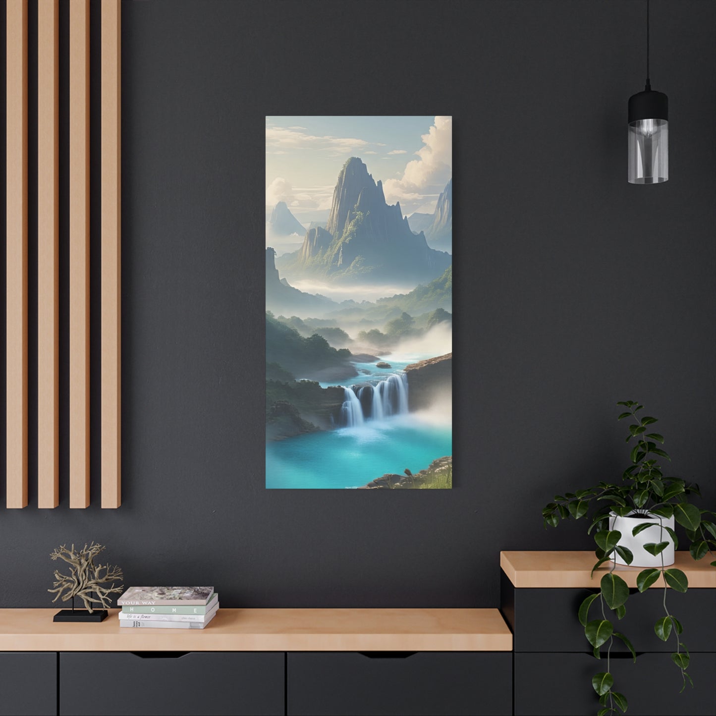 Scenic Landscape Canvas Print, Wall Art Decor, Home Decoration, Nature Wall Art, Gift for Nature Lovers, Tranquil Art for Living Room