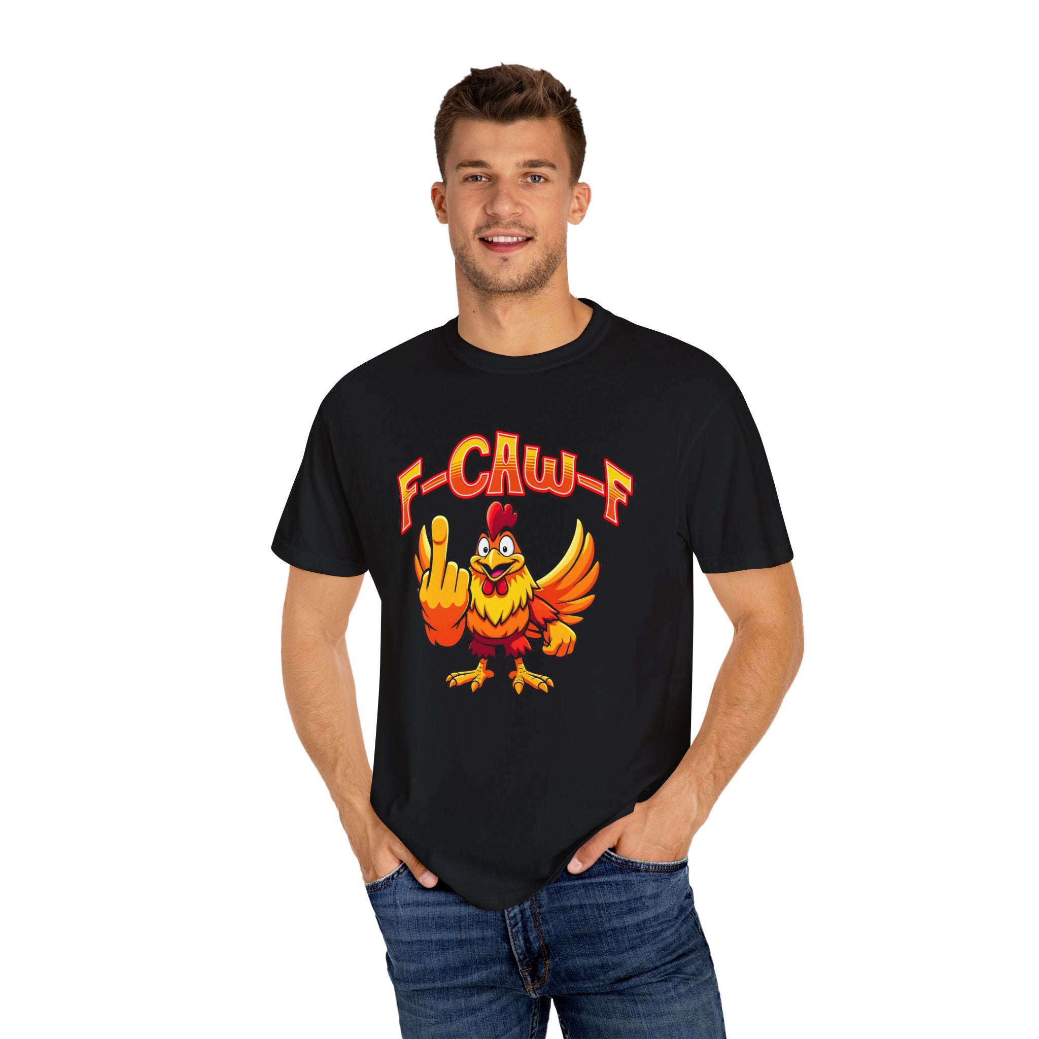 Funny Chicken T-Shirt, Unisex Tee, Gag Gift, Casual Wear, Birthday Present, Animal Lover Shirt, Quirky Humor Apparel