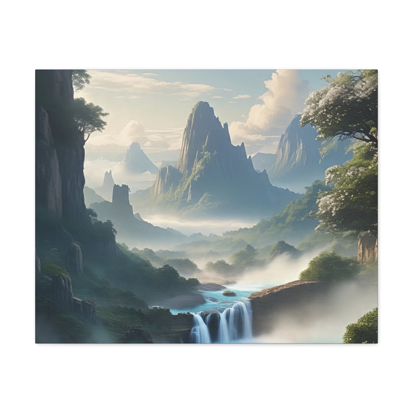 Scenic Landscape Canvas Print, Wall Art Decor, Home Decoration, Nature Wall Art, Gift for Nature Lovers, Tranquil Art for Living Room