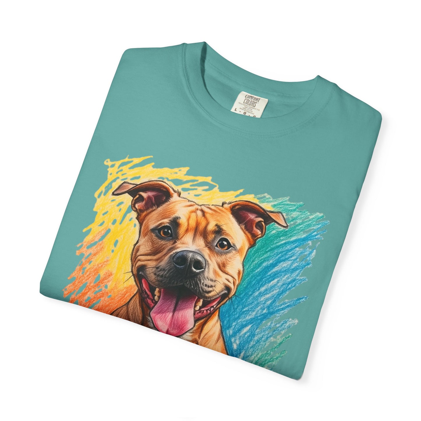 Vibrant Dog Lover T-Shirt, Pet Shirt, Animal T-Shirt, Gift for Dog Owners, Cute Dog Apparel, Unisex Pet Tee