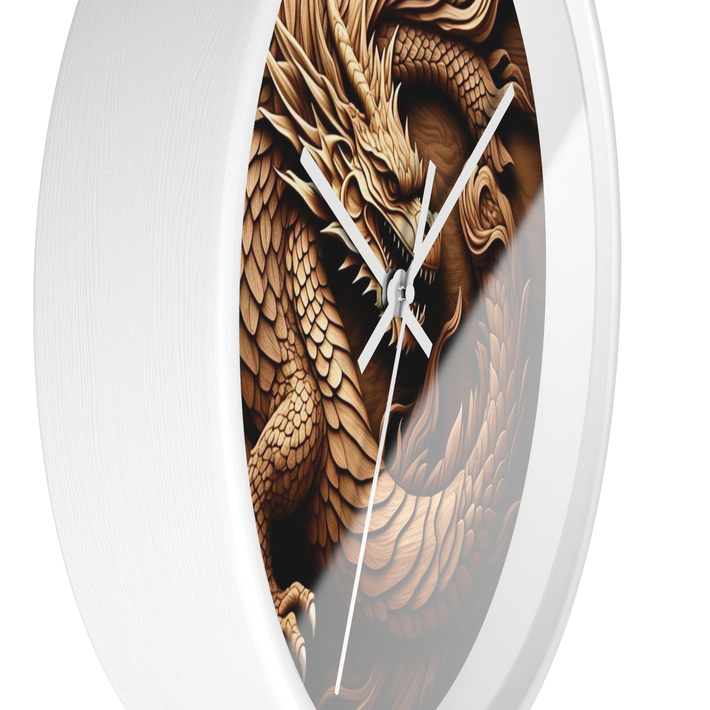 Dragon Wall Clock - Asian Inspired Decor, Fantasy Home Accent, Gift for Dragon Lovers, Unique Wall Art, Timeless Elegance