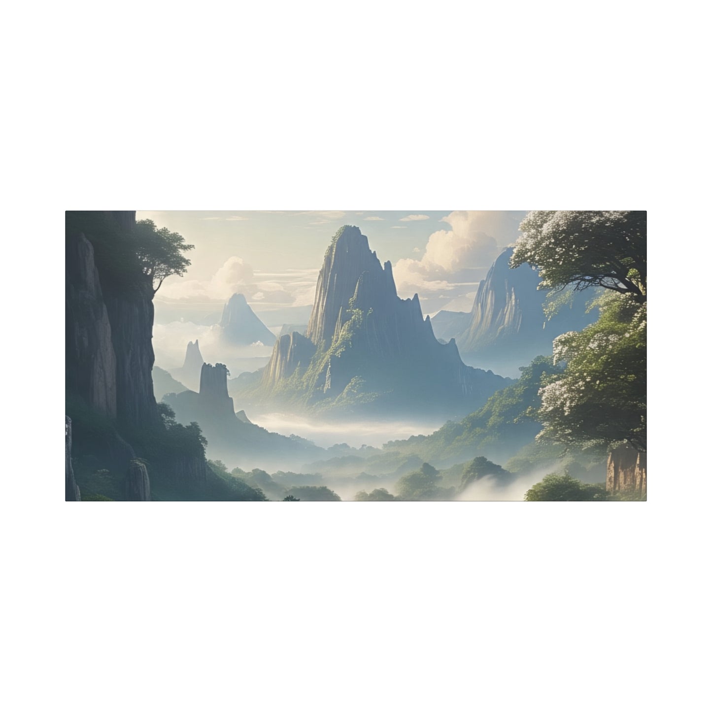 Scenic Landscape Canvas Print, Wall Art Decor, Home Decoration, Nature Wall Art, Gift for Nature Lovers, Tranquil Art for Living Room