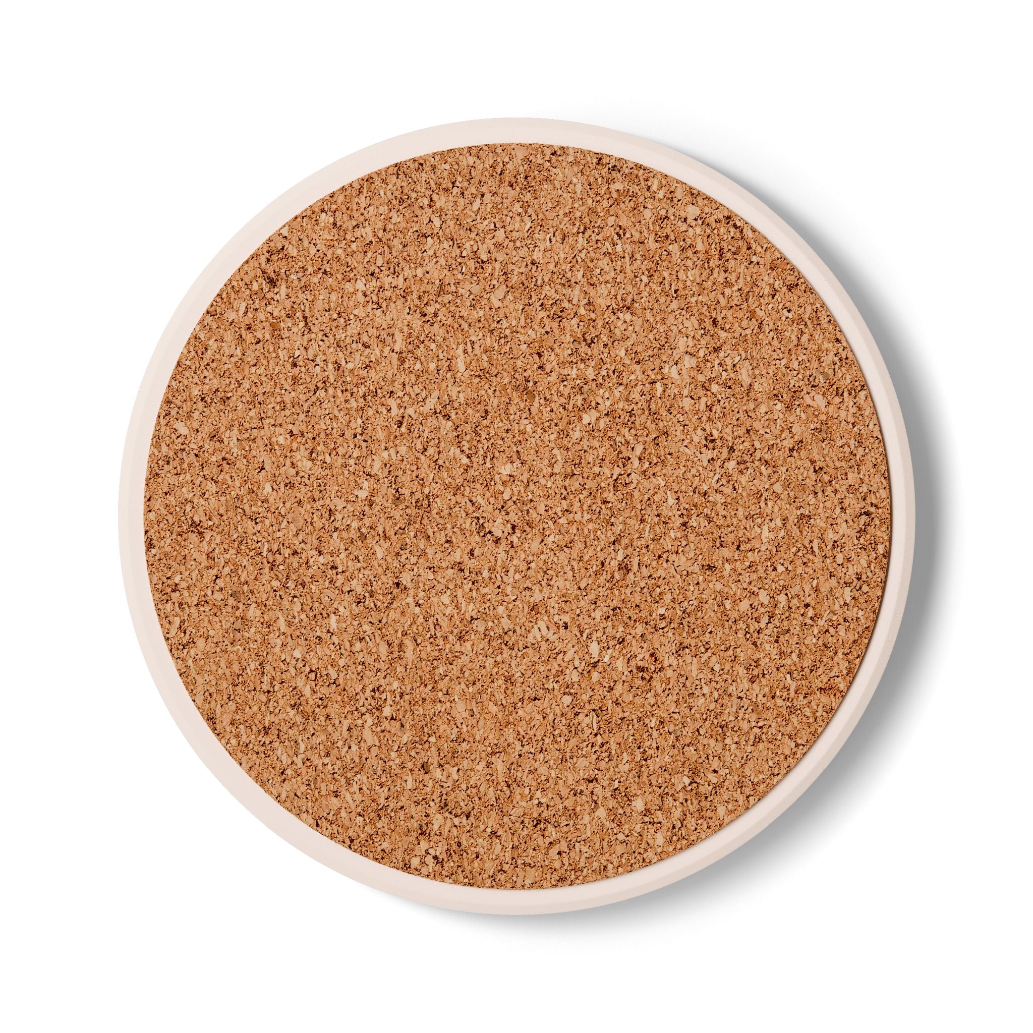 Fiery Flames Ceramic Coaster - Heat-Resistant Drinkware Accent for Home Decor