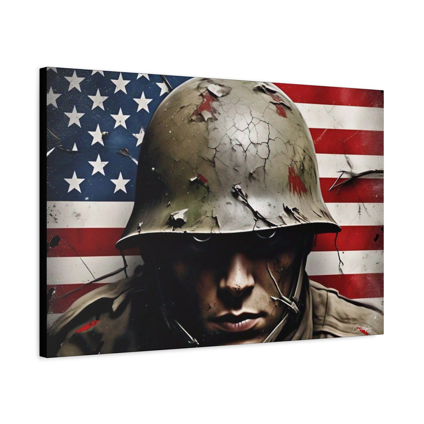Military-Themed Canvas Art, Military Canvas Print, Wall Art for Veterans, Patriotic Home Decor, Gift for Army, Military Artwork, [...]