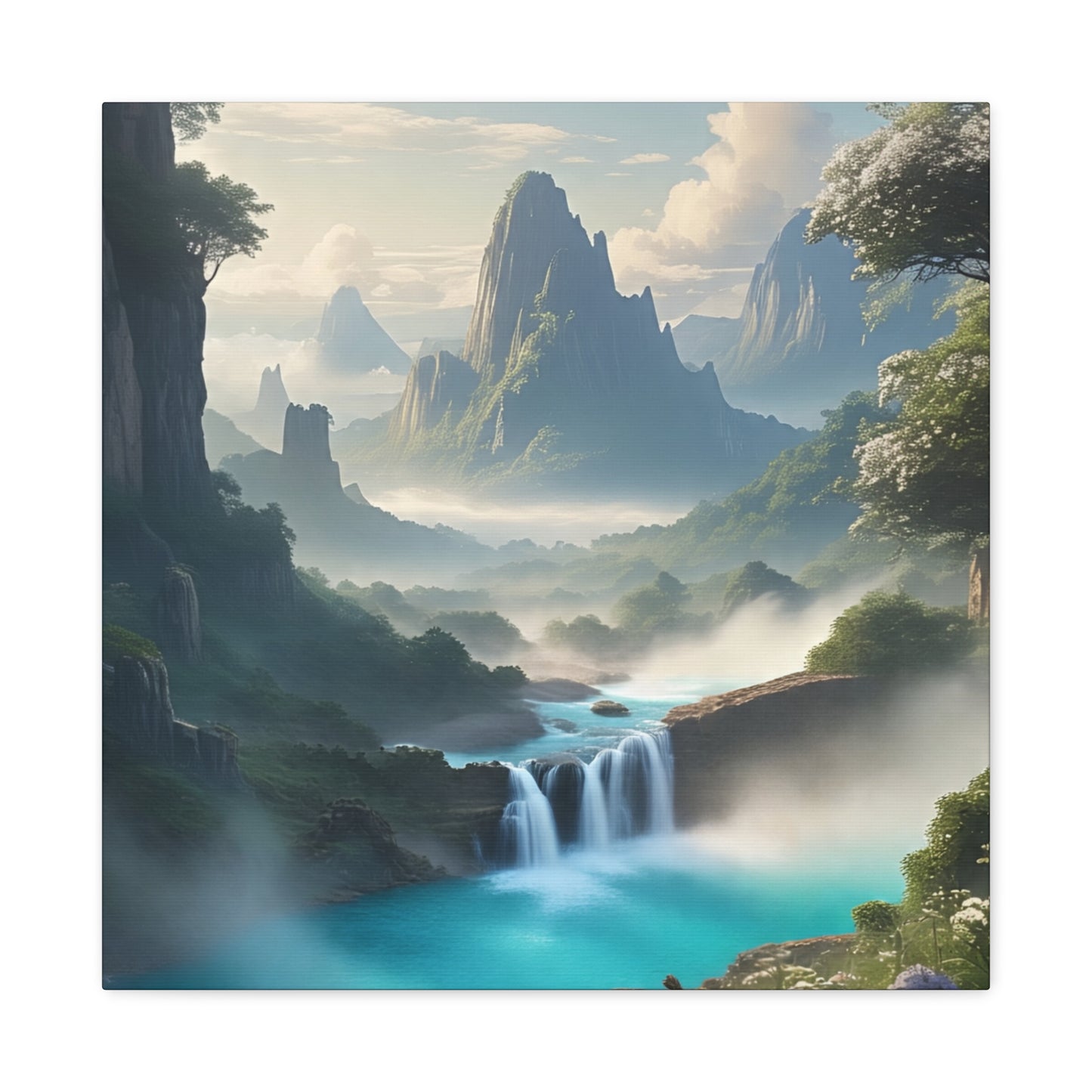 Scenic Landscape Canvas Print, Wall Art Decor, Home Decoration, Nature Wall Art, Gift for Nature Lovers, Tranquil Art for Living Room