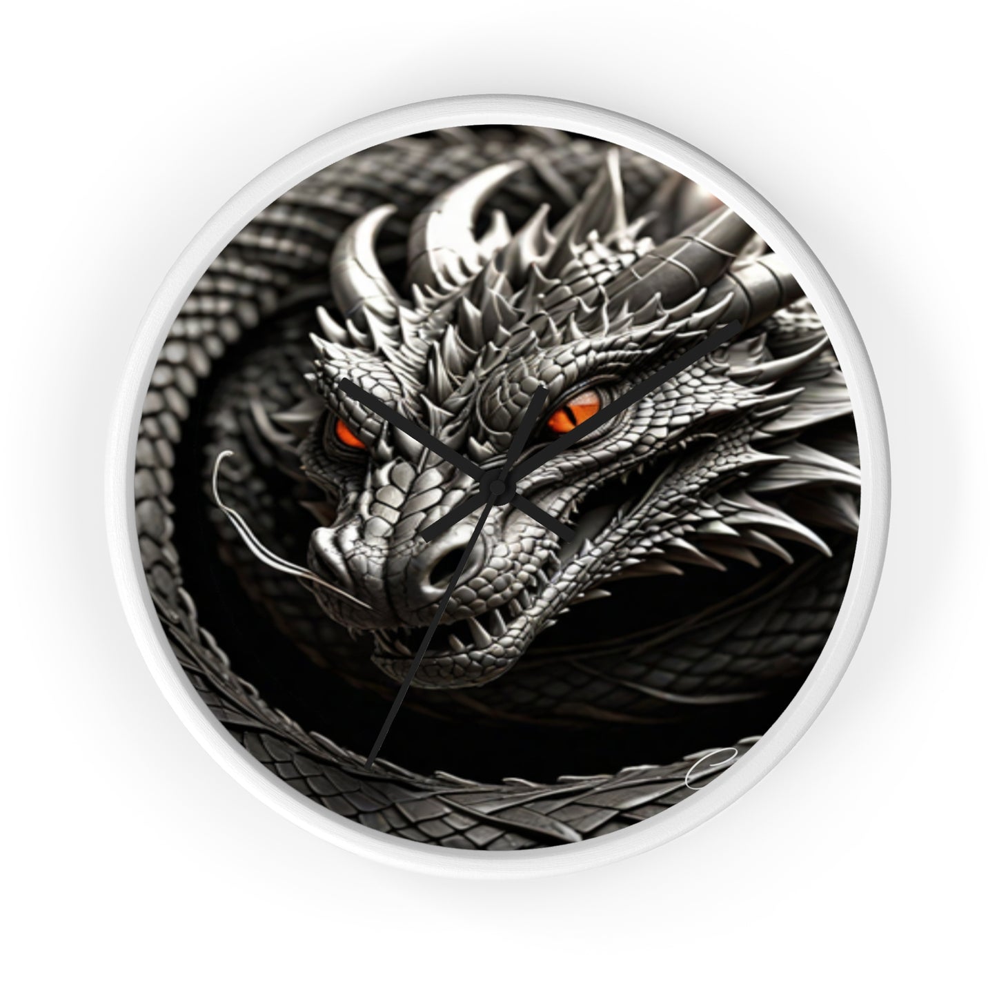 Majestic Dragon Wall Clock - Fantasy Home Decor, Unique Gift for Dragon Lovers, Gothic Clock, Medieval Wall Art, Fantasy Decor