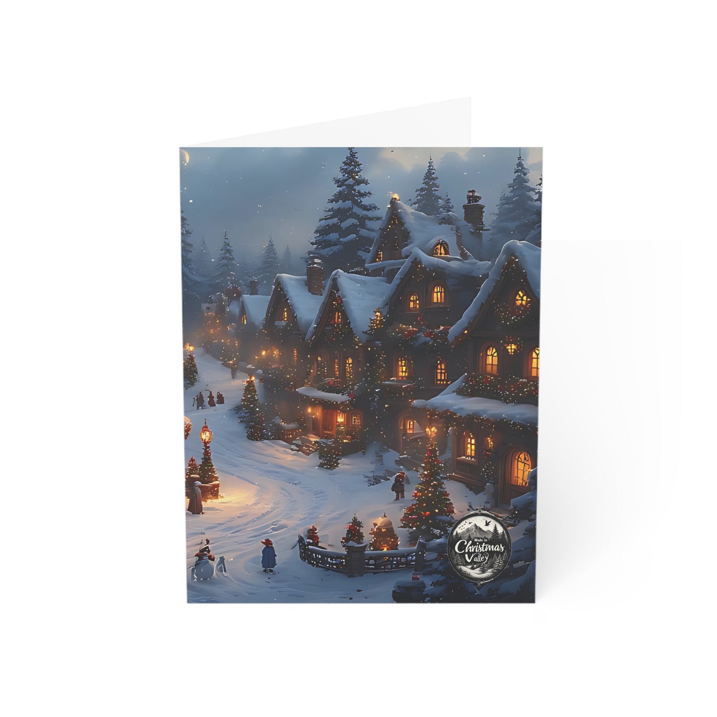 Cozy Winter Greeting Cards - Holiday Cheer, Christmas Wishes, Seasonal Greetings, Set of 1, 10, 30, 50pcs, Festive Cards for All Occasions