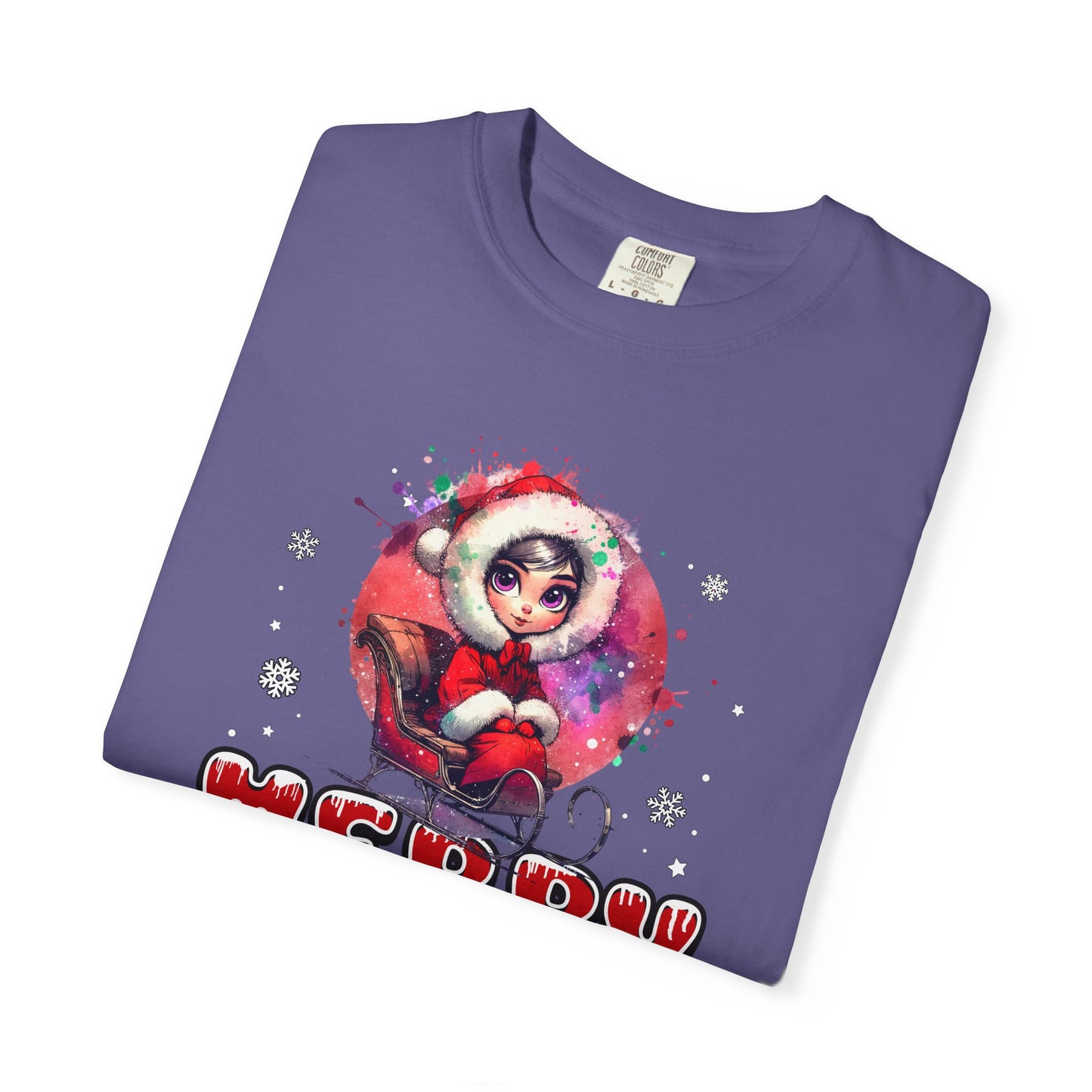 Merry Christmas Unisex Garment-Dyed T-Shirt