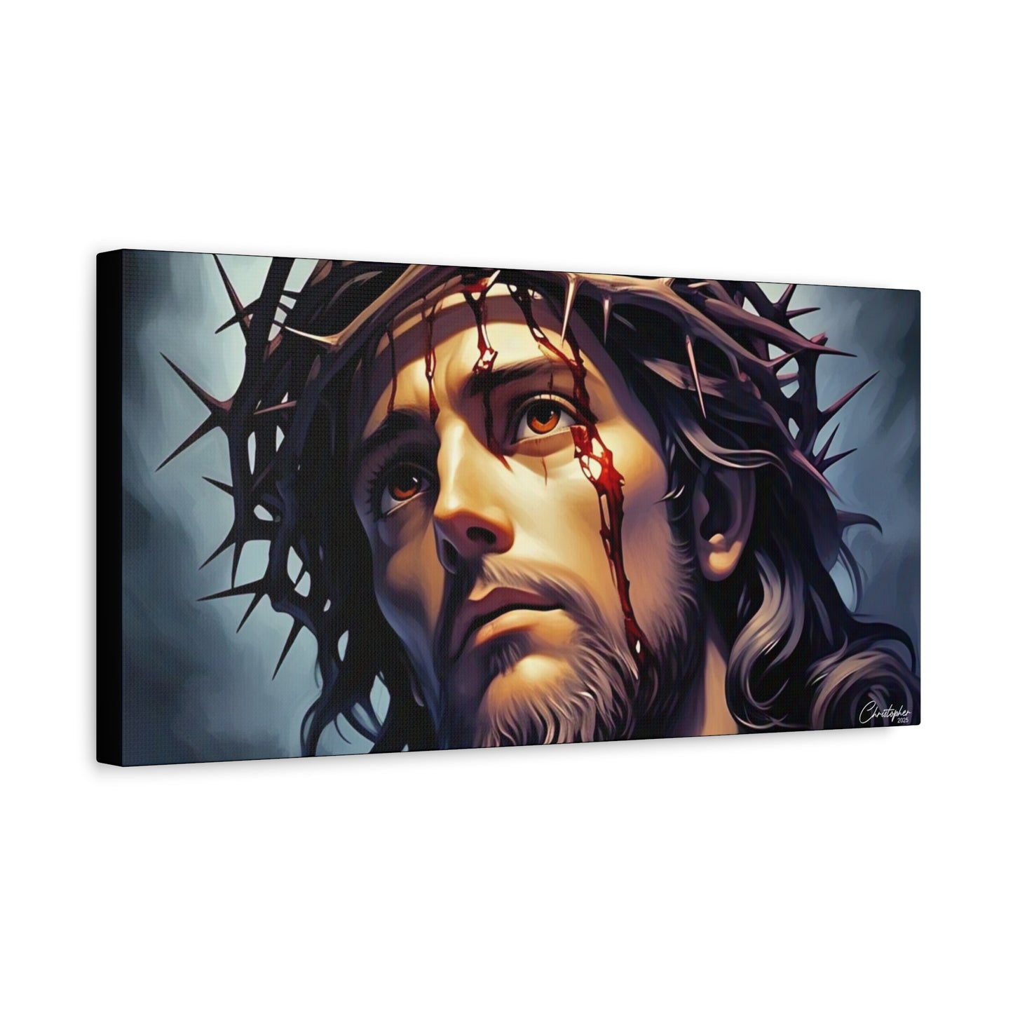 Religious Art Print Canvas, Inspirational Wall Decor, Christian Home Decor, Jesus Art, Gift for Faith-Based Celebrations