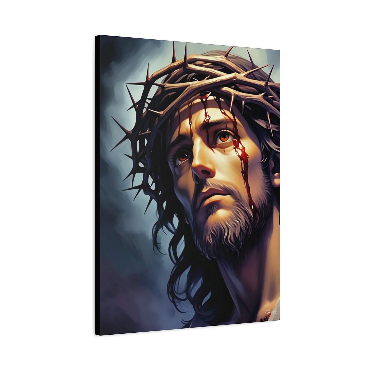 Religious Art Print Canvas, Inspirational Wall Decor, Christian Home Decor, Jesus Art, Gift for Faith-Based Celebrations