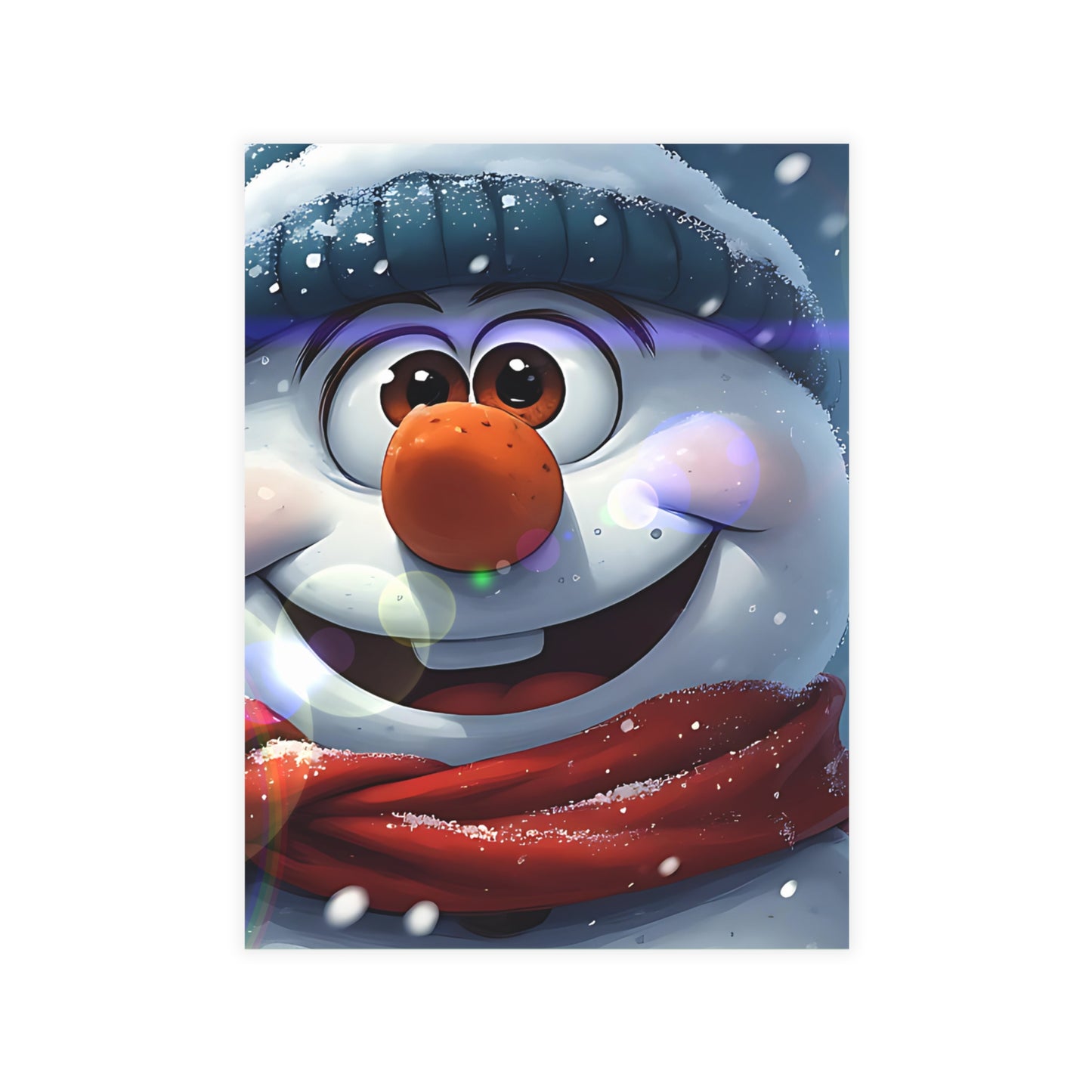 Goofy Snowman (Christmas Selfies) Postcard Bundles (envelopes included)