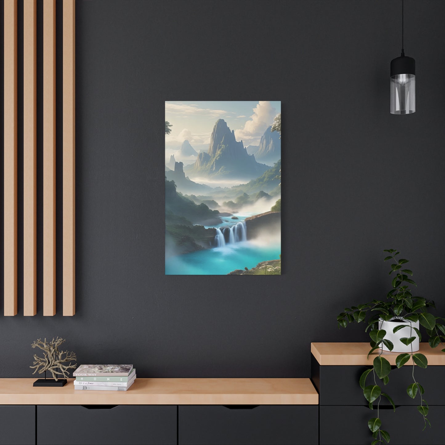 Scenic Landscape Canvas Print, Wall Art Decor, Home Decoration, Nature Wall Art, Gift for Nature Lovers, Tranquil Art for Living Room