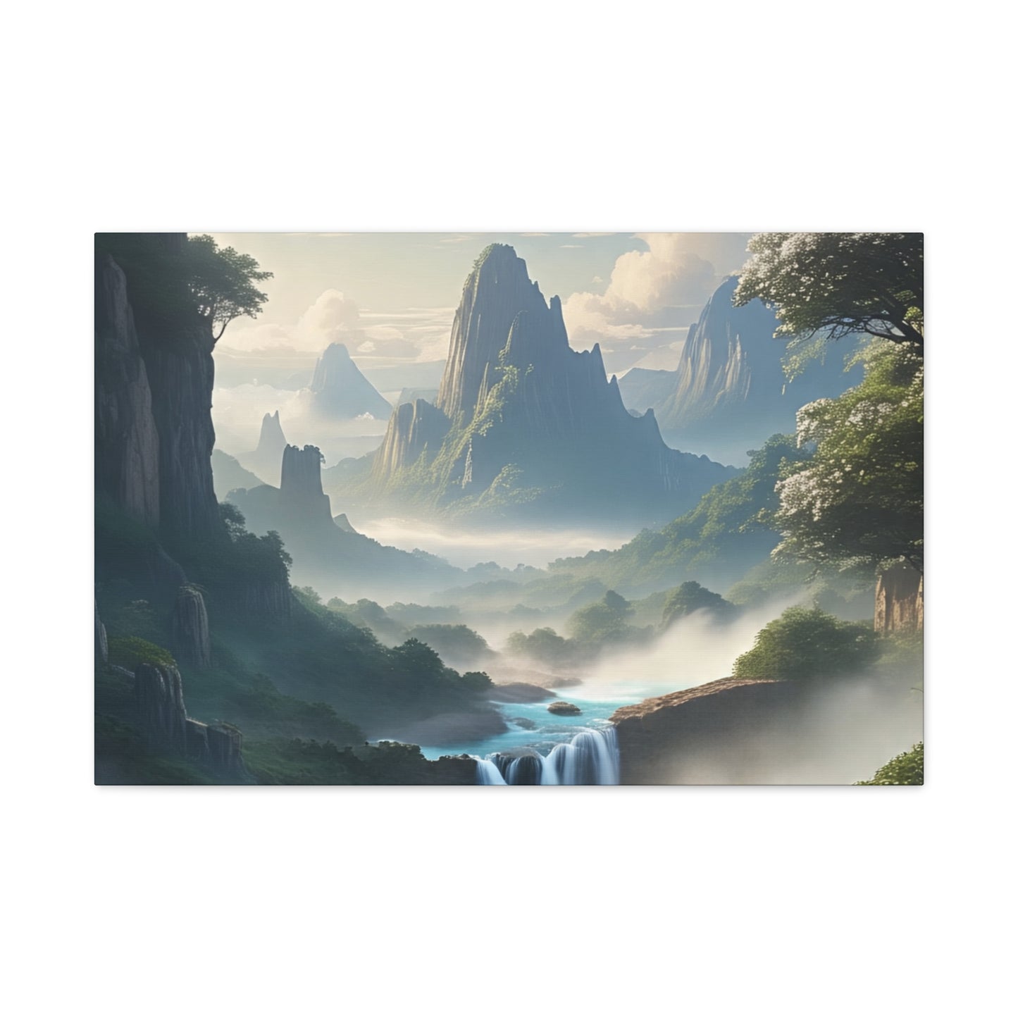 Scenic Landscape Canvas Print, Wall Art Decor, Home Decoration, Nature Wall Art, Gift for Nature Lovers, Tranquil Art for Living Room