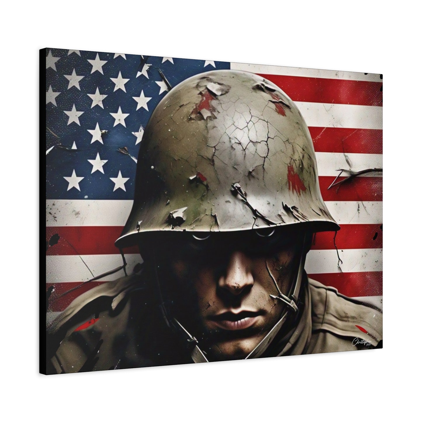 Military-Themed Canvas Art, Military Canvas Print, Wall Art for Veterans, Patriotic Home Decor, Gift for Army, Military Artwork, [...]