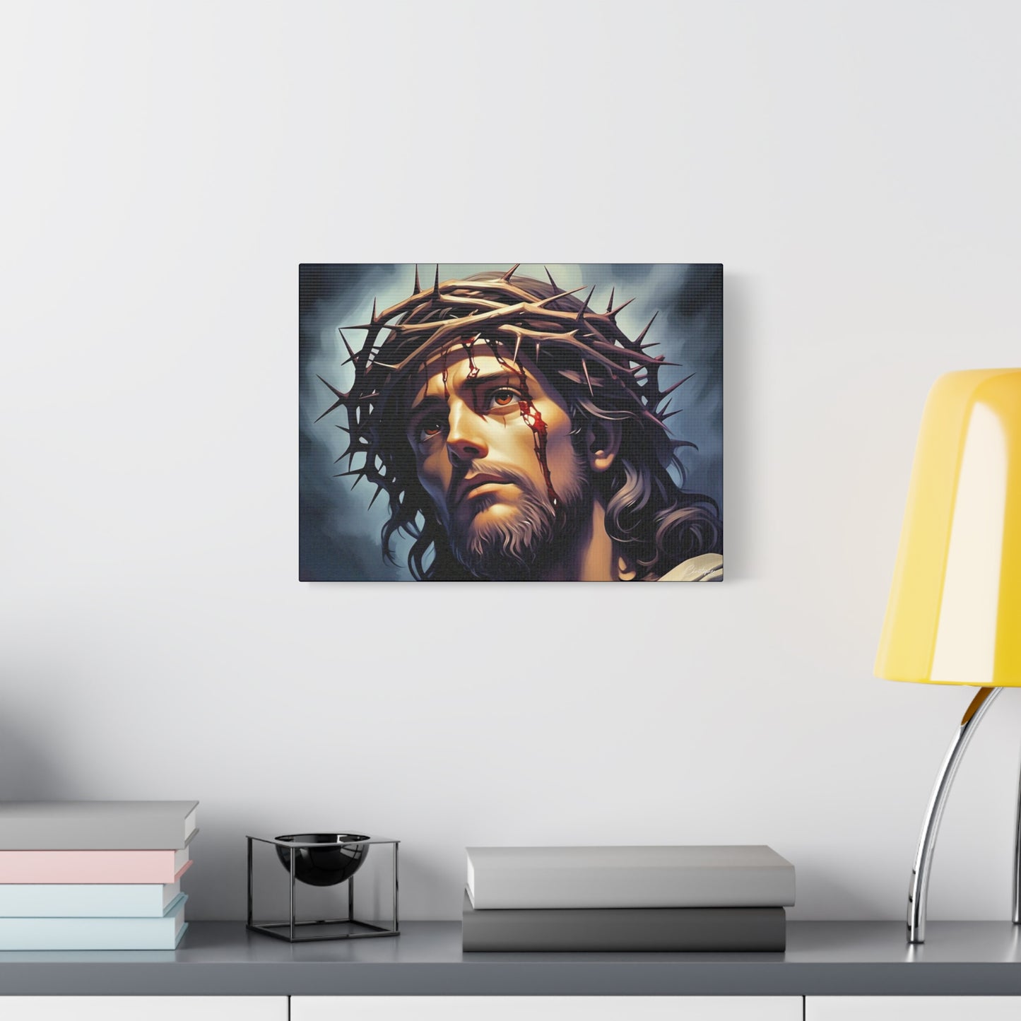 Religious Art Print Canvas, Inspirational Wall Decor, Christian Home Decor, Jesus Art, Gift for Faith-Based Celebrations