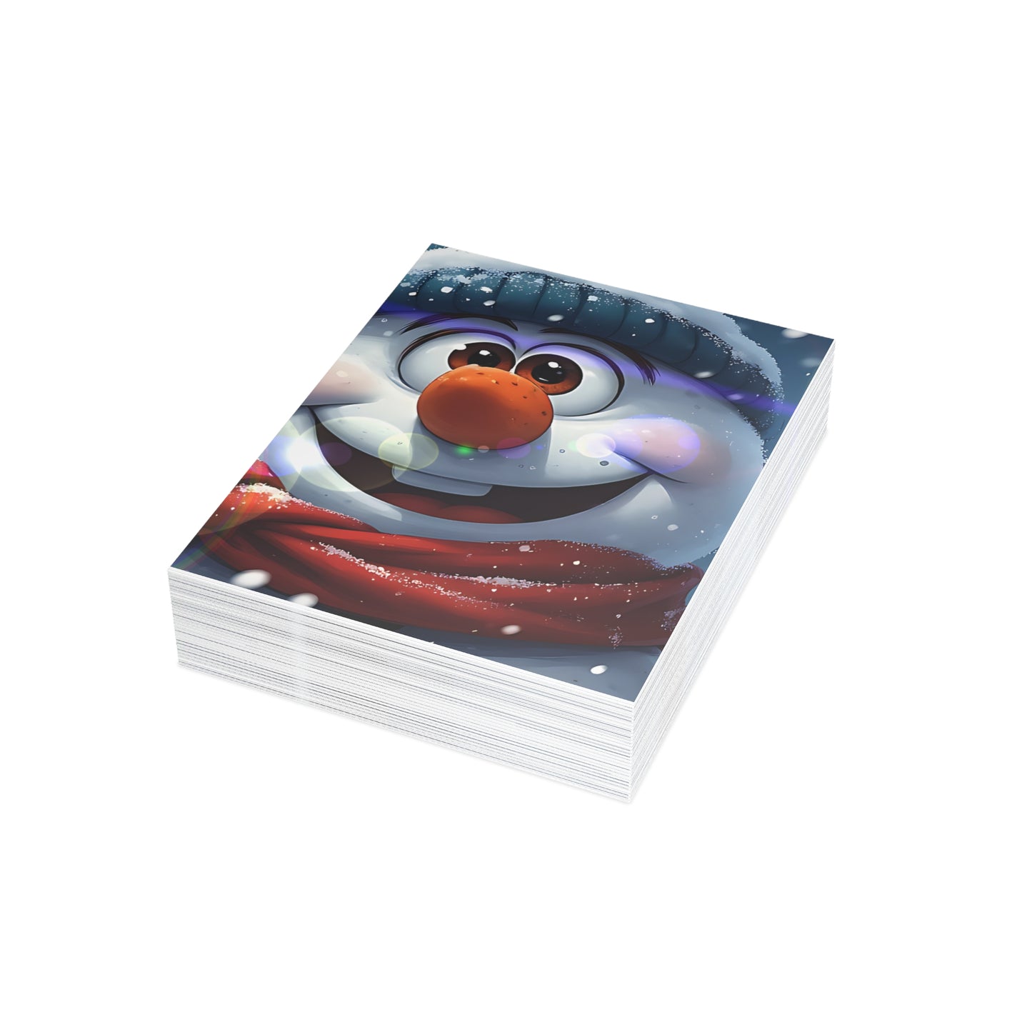 Goofy Snowman (Christmas Selfies) Postcard Bundles (envelopes included)