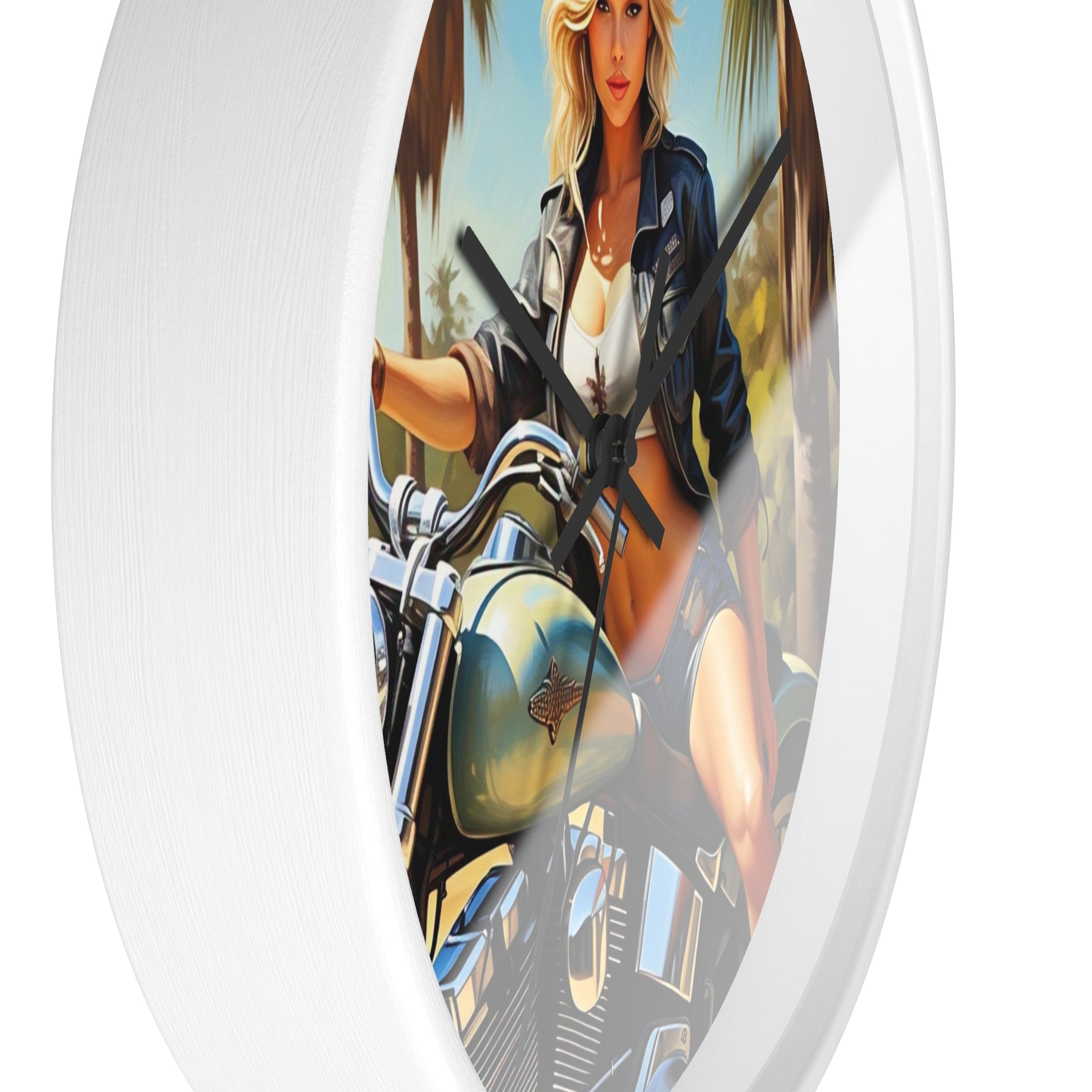 Vintage Motorcycle Wall Clock - Retro Biker Decor, Unique Gift for Motorcycle Lovers, Mech Room Decor, Stylish Home Accessory, Perfect [...]
