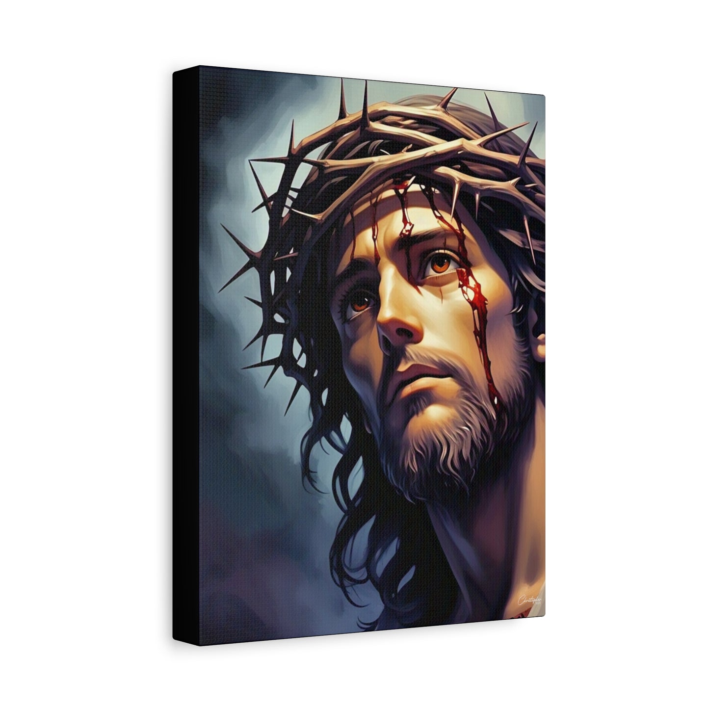 Religious Art Print Canvas, Inspirational Wall Decor, Christian Home Decor, Jesus Art, Gift for Faith-Based Celebrations