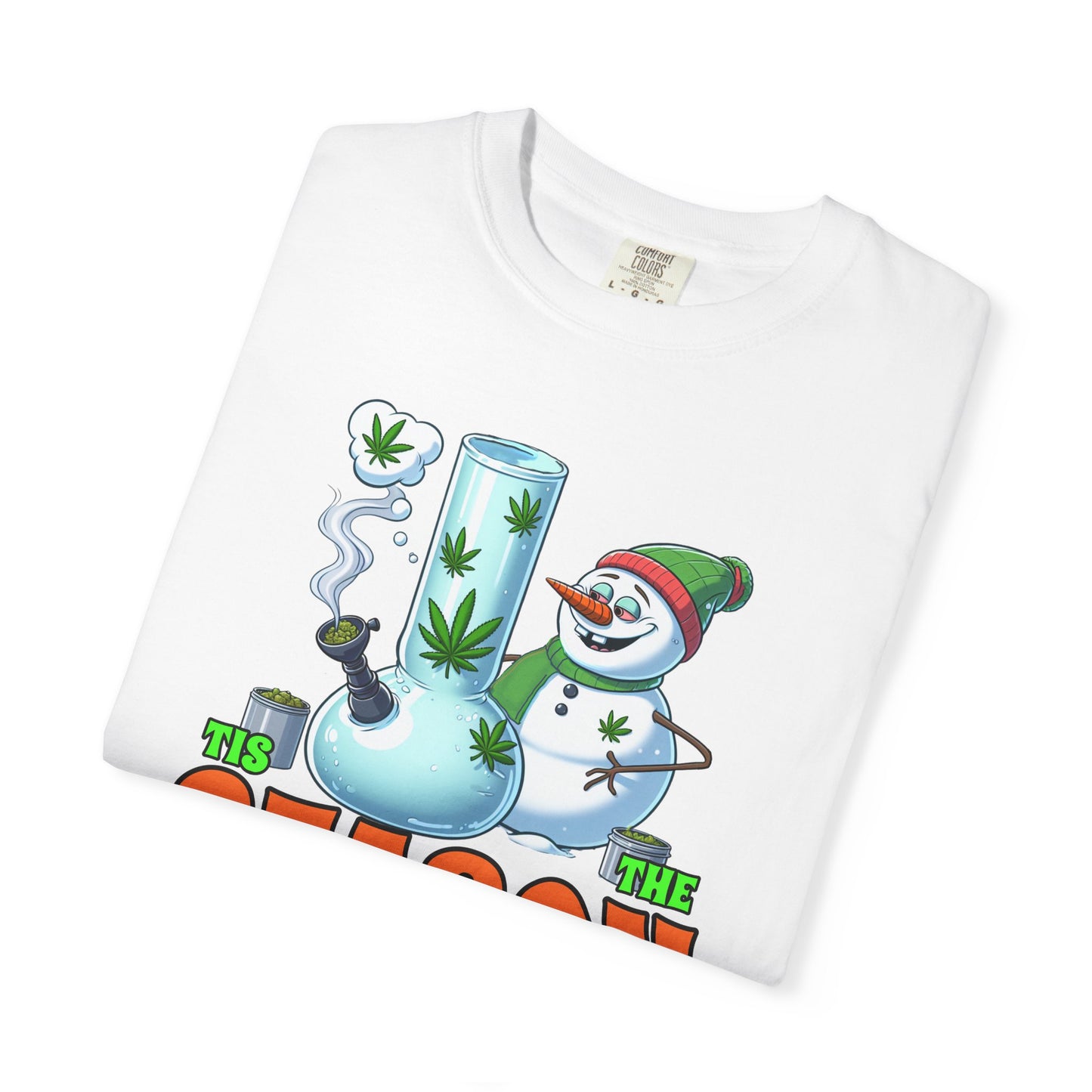 Holiday Cannabis Fun T-Shirt | Merry Season Tee, Unisex Gift, Party Apparel, 420 Friendly, Winter Social Wear