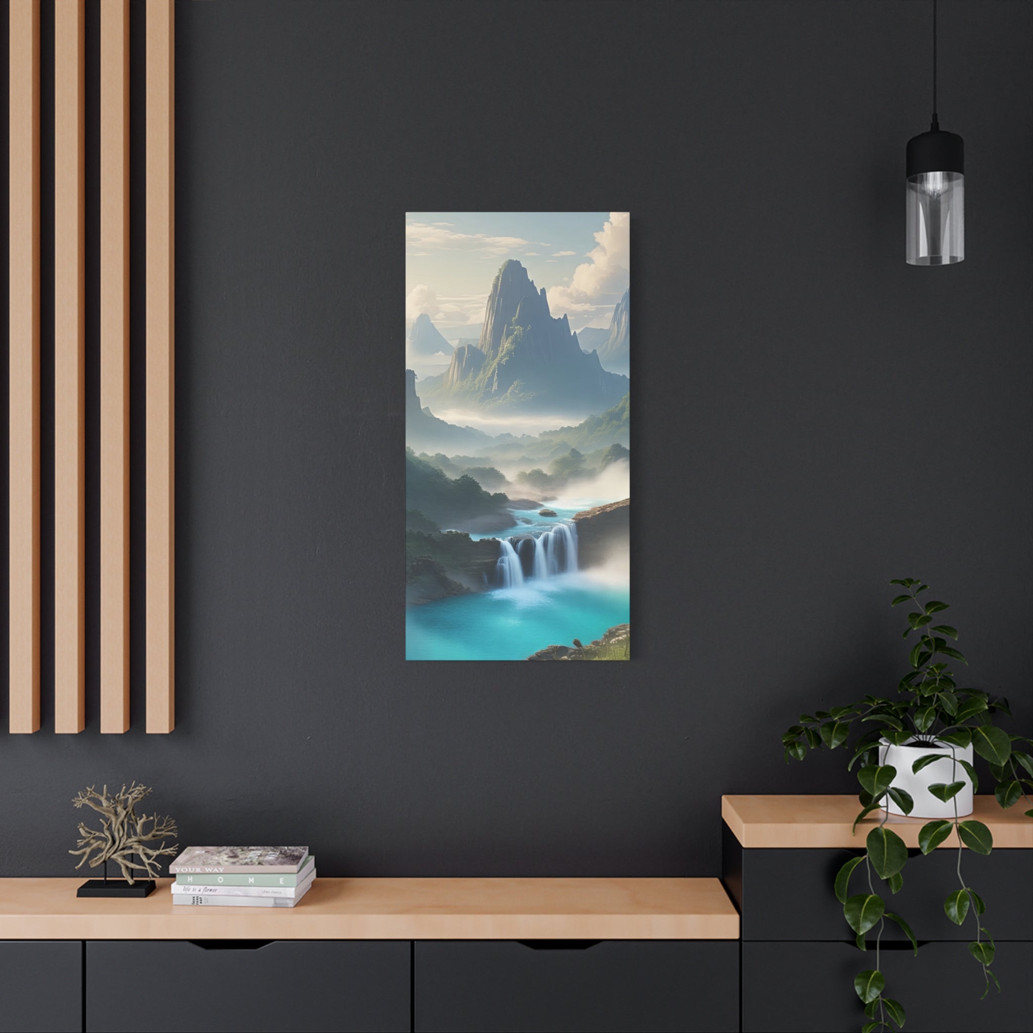 Scenic Landscape Canvas Print, Wall Art Decor, Home Decoration, Nature Wall Art, Gift for Nature Lovers, Tranquil Art for Living Room