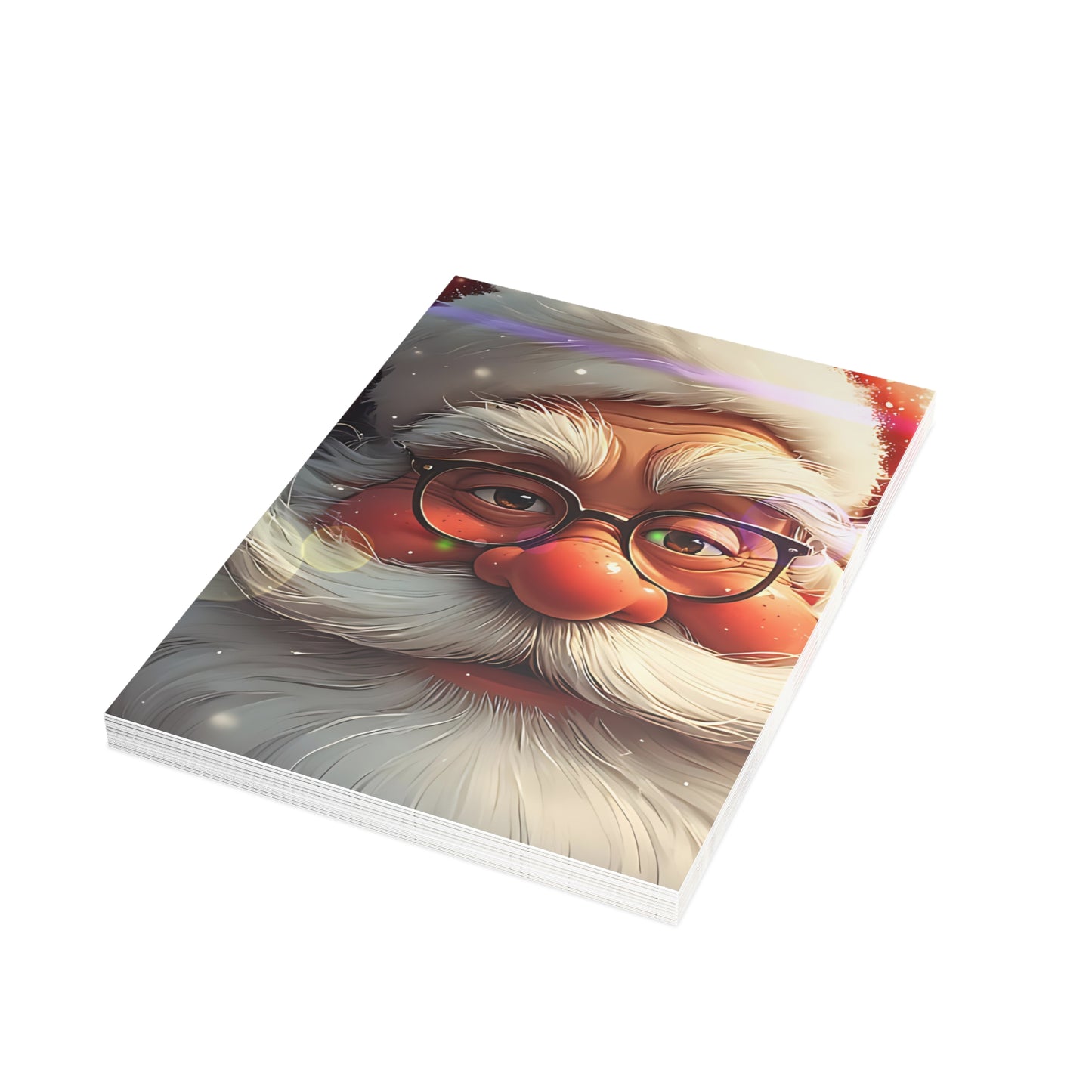 Santa close-up (Christmas Selfies) Postcard Bundles (envelopes included)