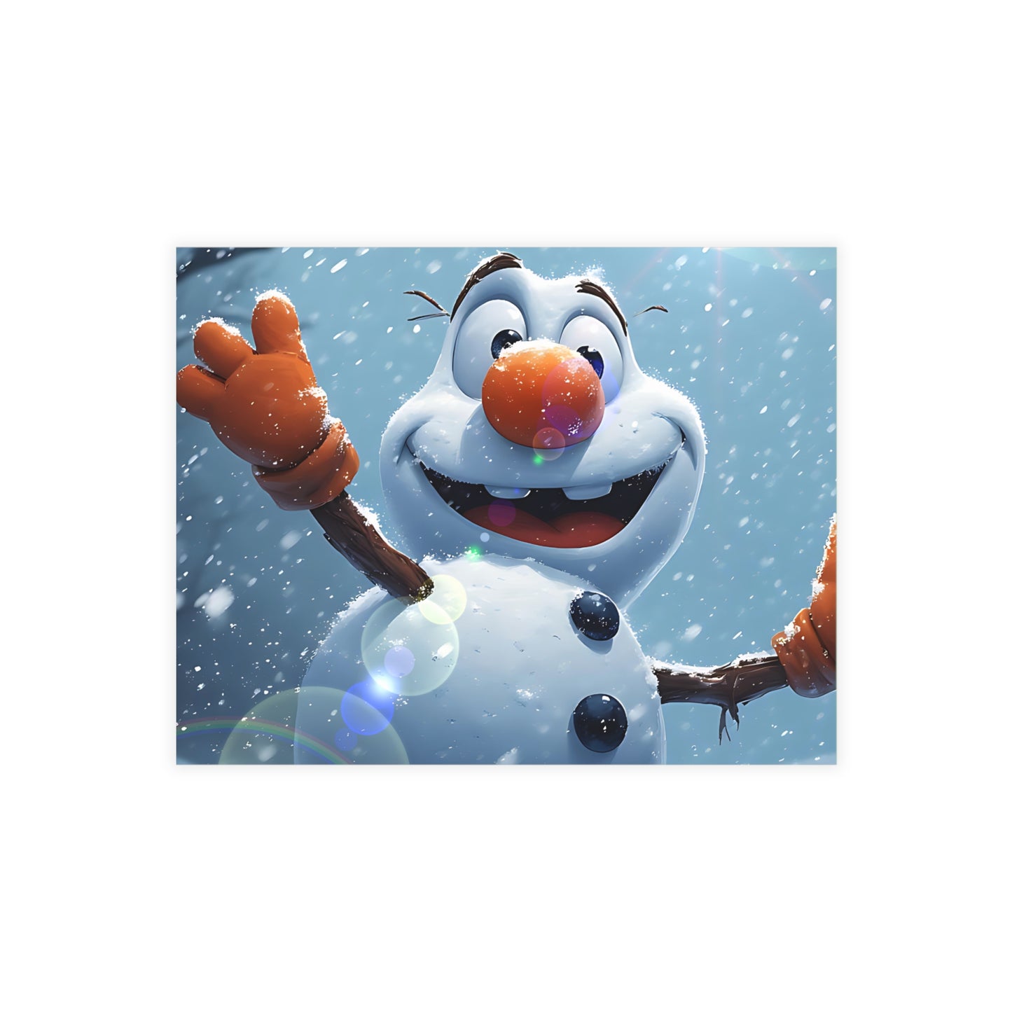 Dancing Snowman (Christmas Selfies) Postcard Bundles (envelopes included)