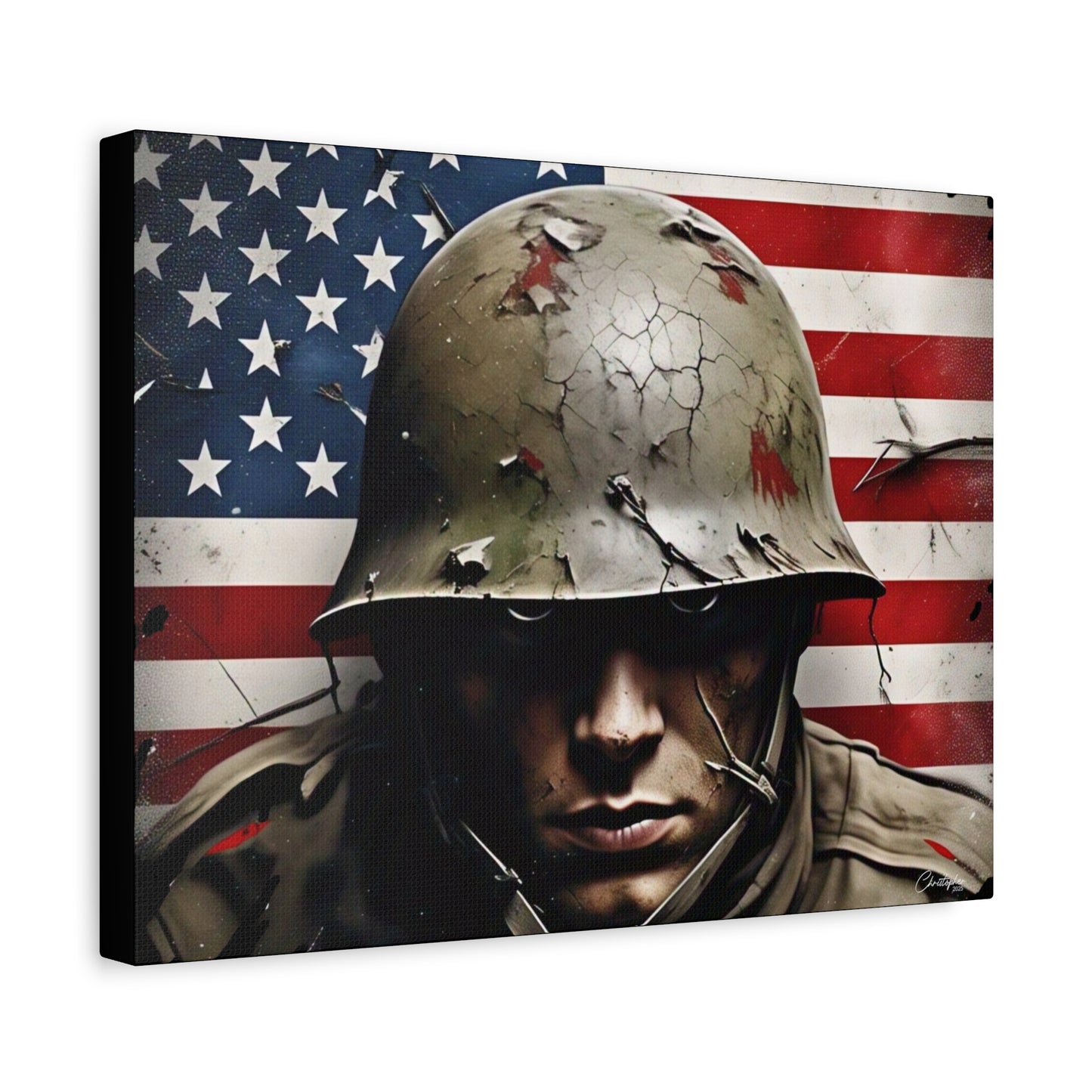 Military-Themed Canvas Art, Military Canvas Print, Wall Art for Veterans, Patriotic Home Decor, Gift for Army, Military Artwork, [...]