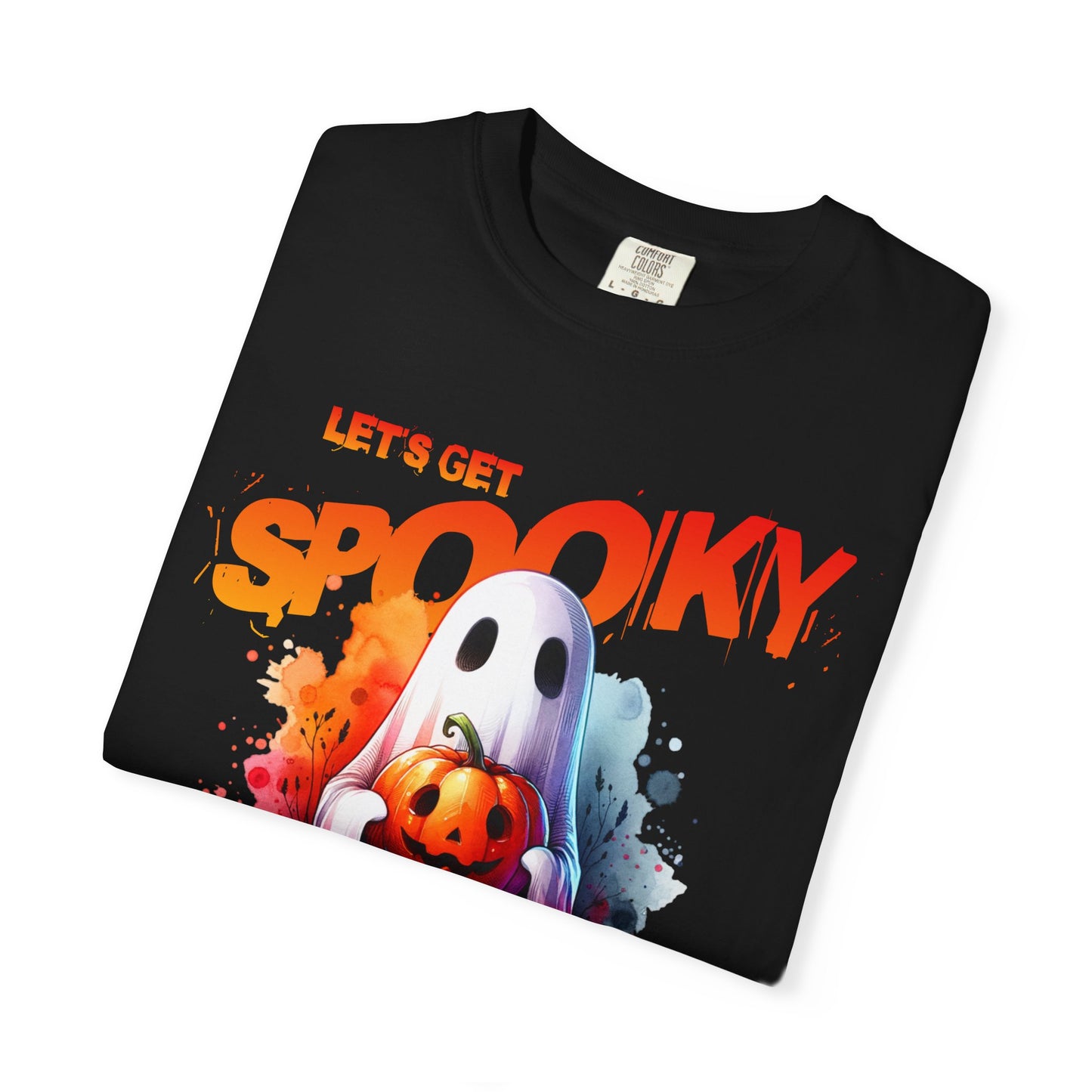 Spooky Halloween T-Shirt - Let's Get Spooky, Unisex Tee, Halloween Costume, Festive Apparel, Trick or Treat Shirt, Graphic Tee