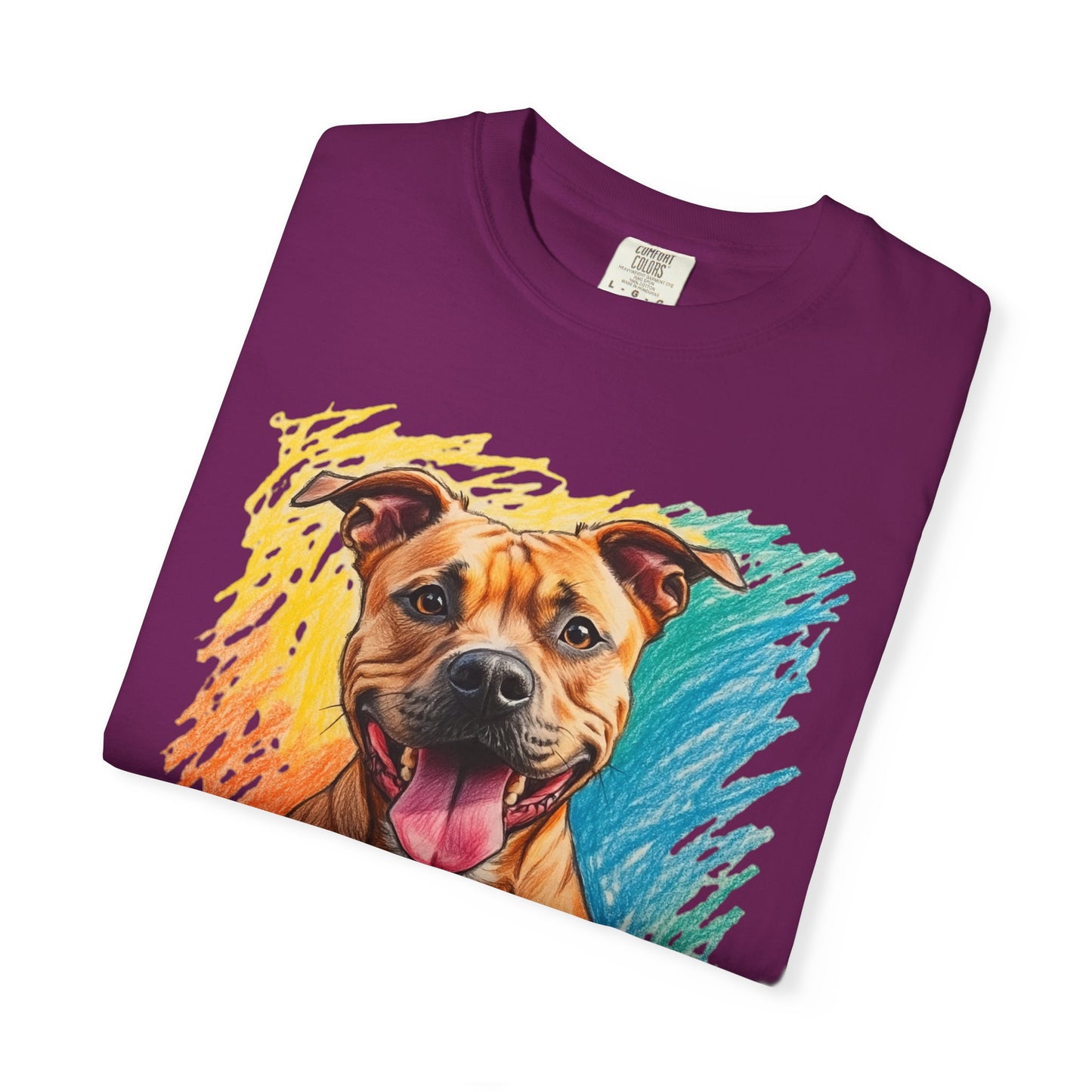 Vibrant Dog Lover T-Shirt, Pet Shirt, Animal T-Shirt, Gift for Dog Owners, Cute Dog Apparel, Unisex Pet Tee