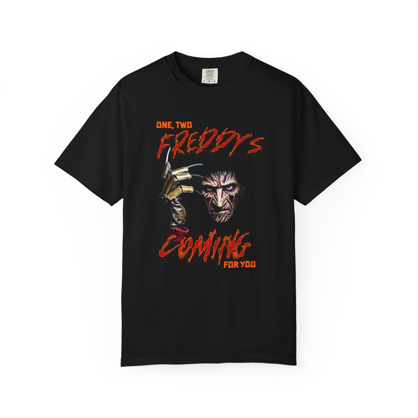 Freddys Coming Horror Graphic Tee, Unisex T-Shirt for Halloween, Freddy Krueger Inspired, Spooky Gift Idea, Casual Wear