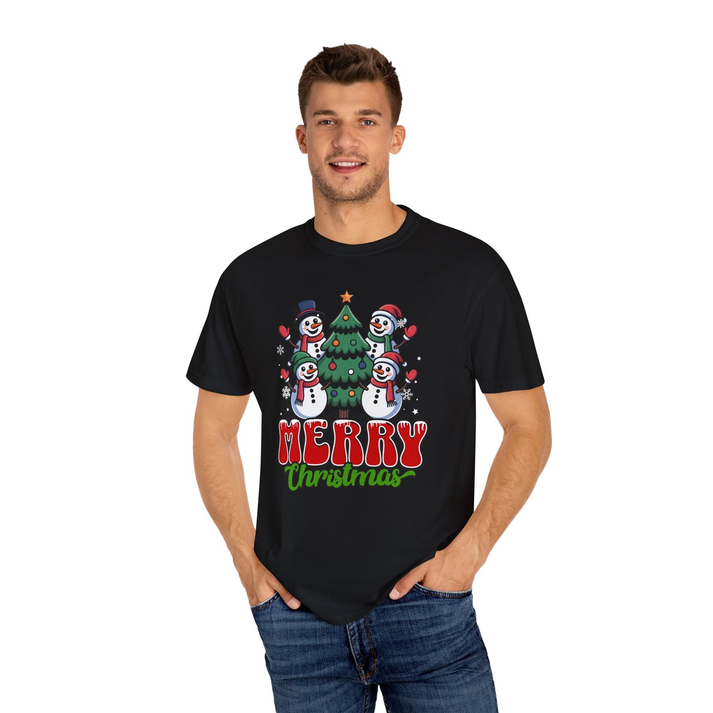 Merry Christmas Snowman T-shirt