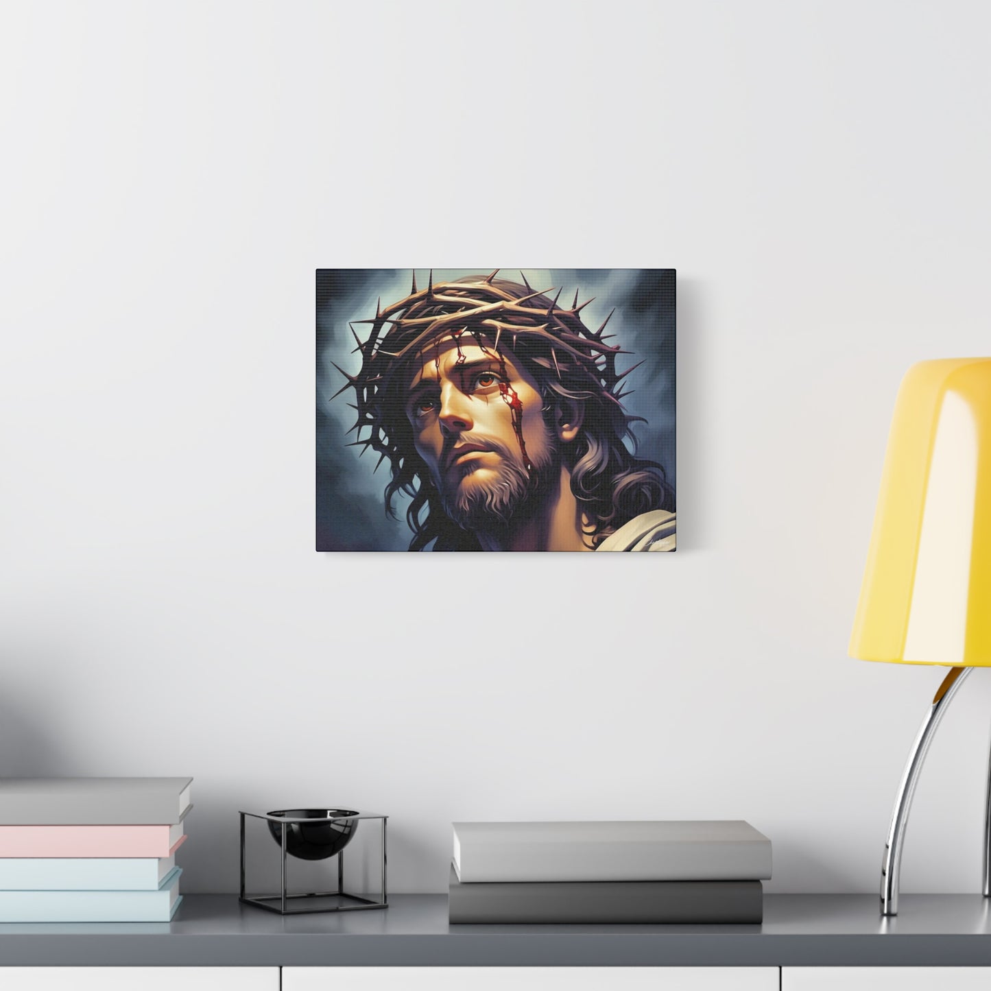 Religious Art Print Canvas, Inspirational Wall Decor, Christian Home Decor, Jesus Art, Gift for Faith-Based Celebrations