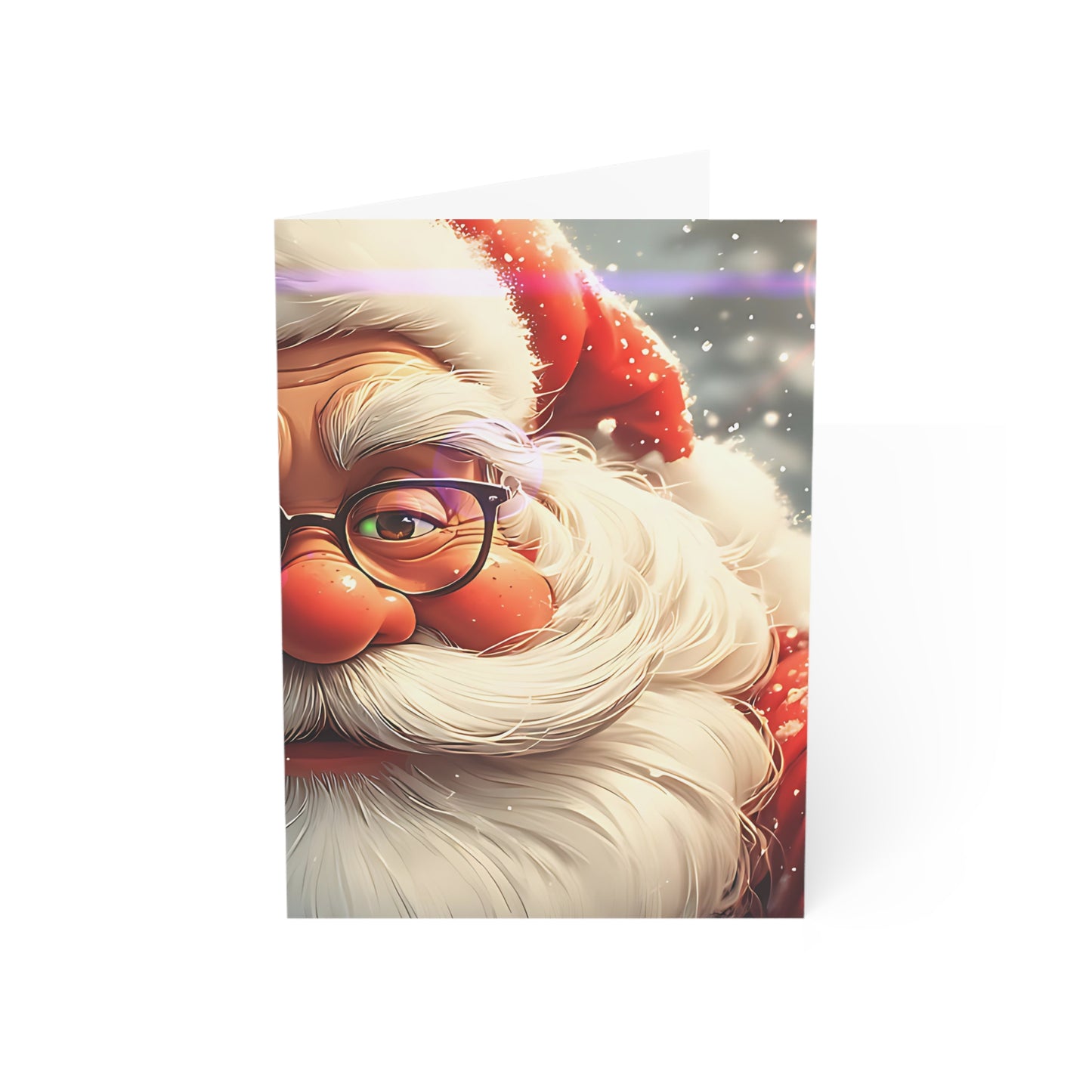 Festive Santa (Christmas Selfies) Greeting Cards - Perfect for Holiday Cheer (1, 10, 30, 50pcs)