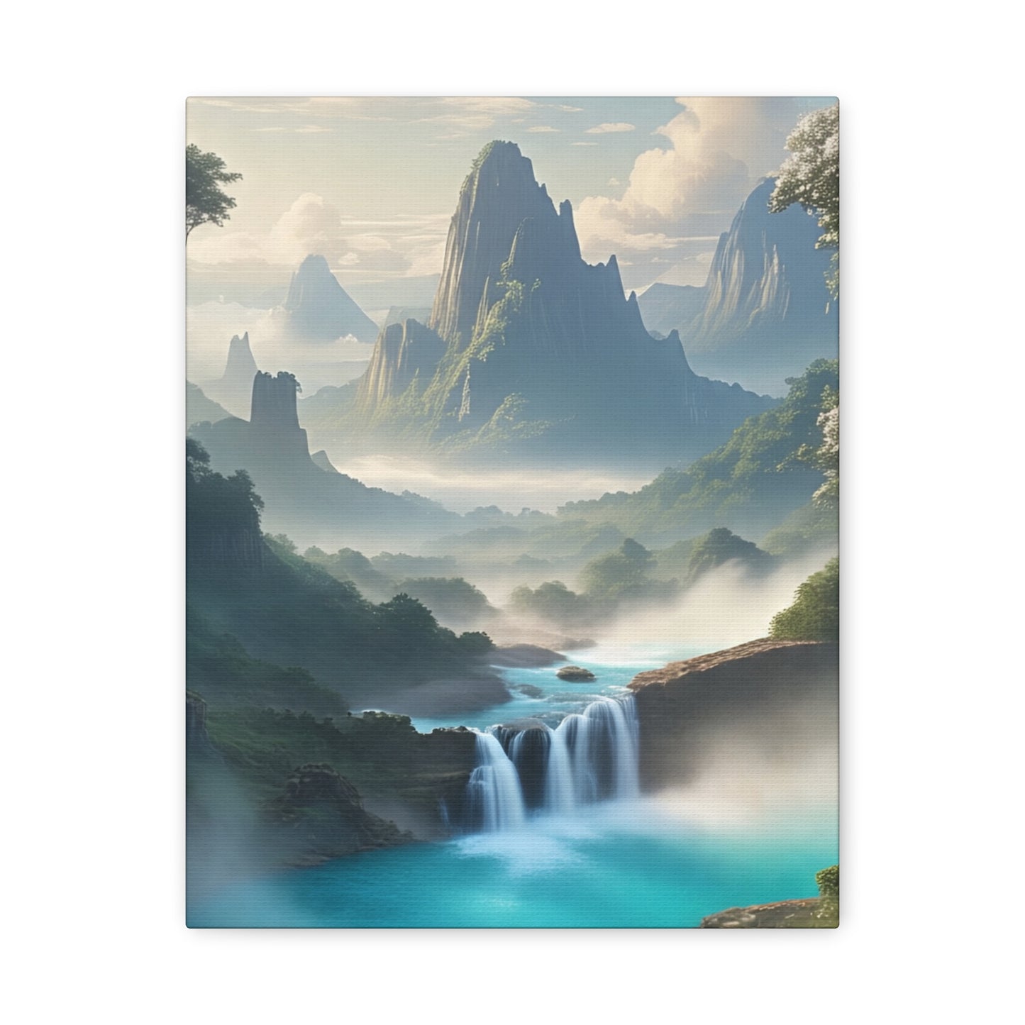 Scenic Landscape Canvas Print, Wall Art Decor, Home Decoration, Nature Wall Art, Gift for Nature Lovers, Tranquil Art for Living Room