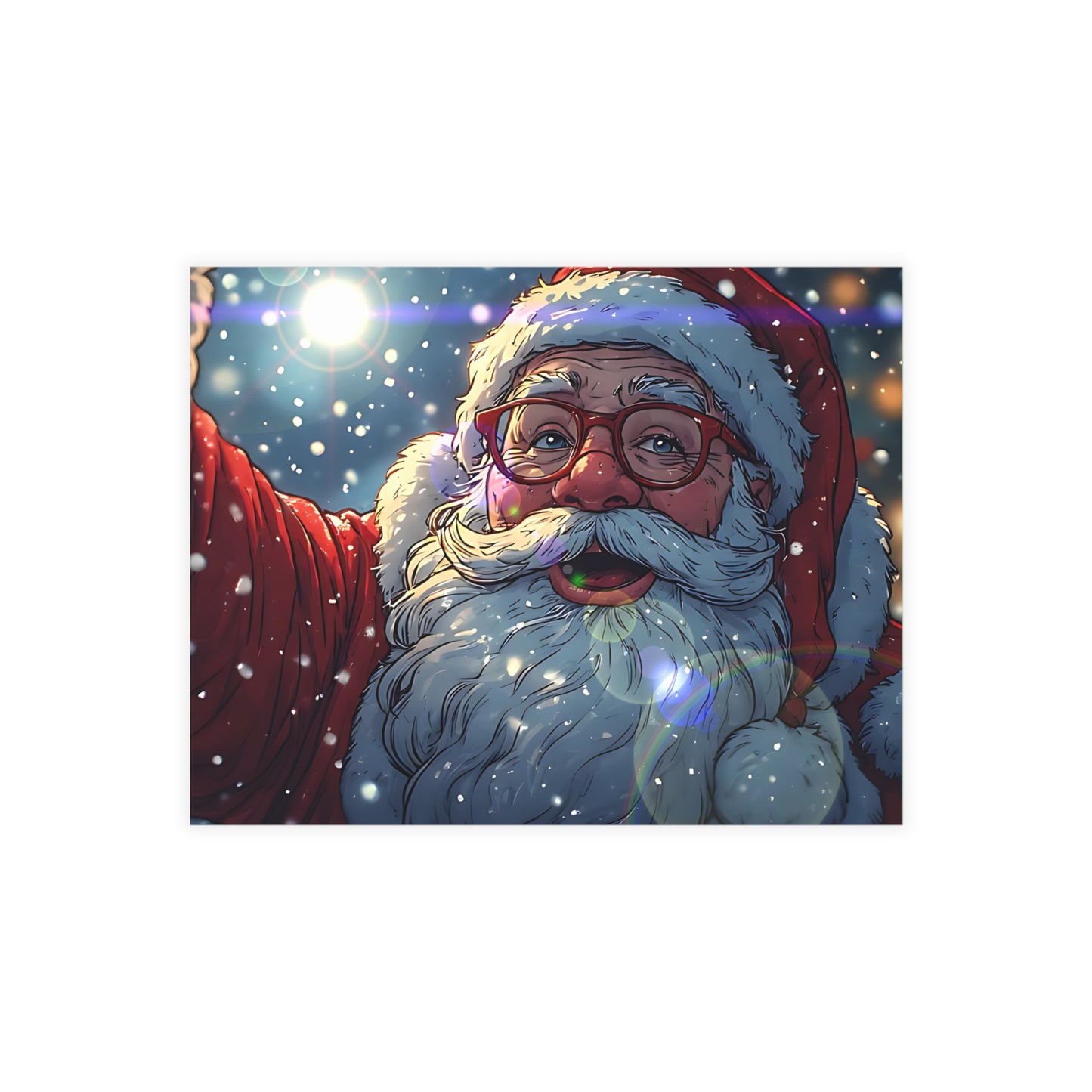 Happy Santa (Christmas Selfies) Postcard Bundles (envelopes included)